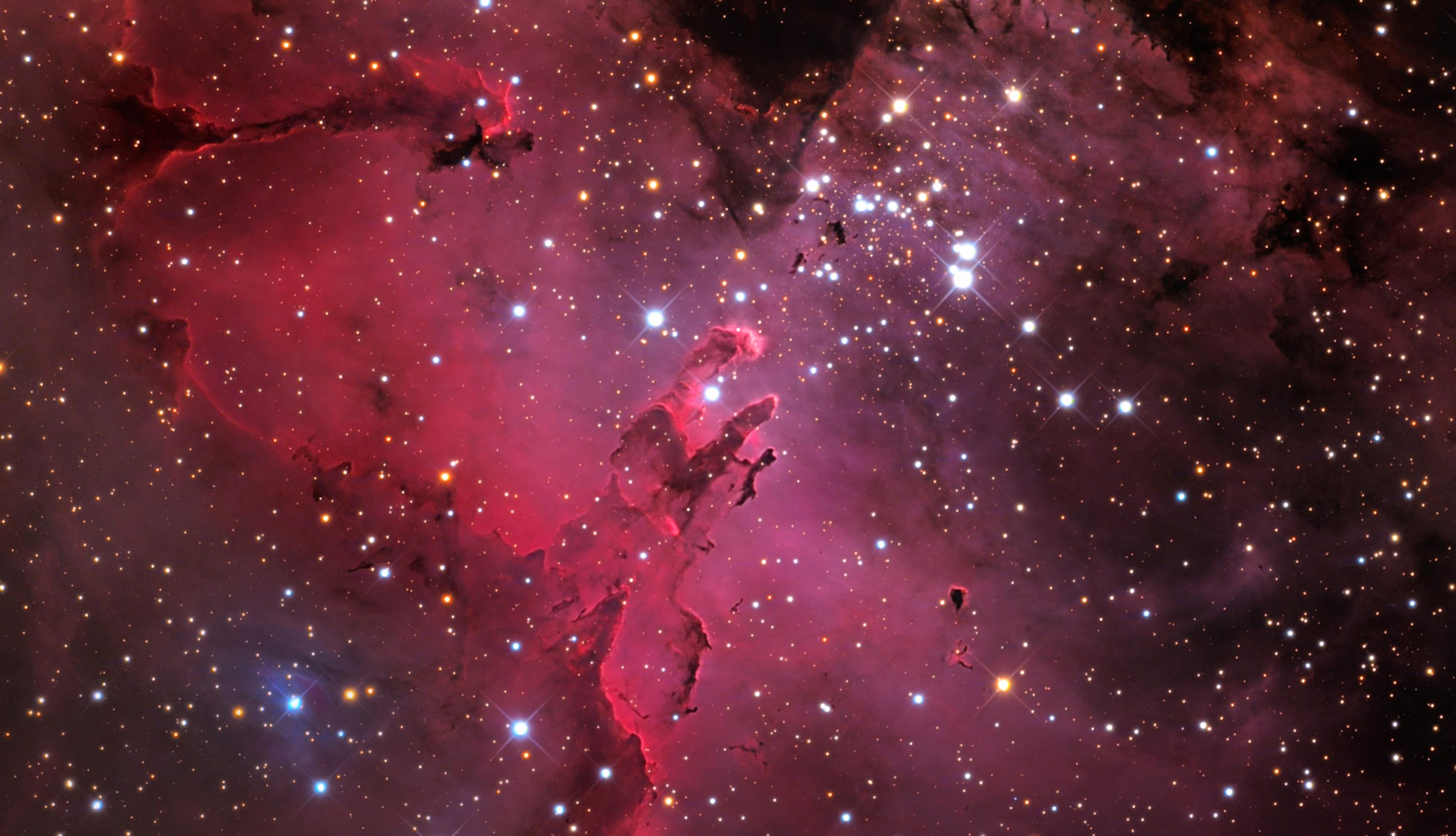 Eagle Nebula Starfield - HD Sci-Fi Wallpaper at 2560 x 1440 HD size wallpapers HD quality