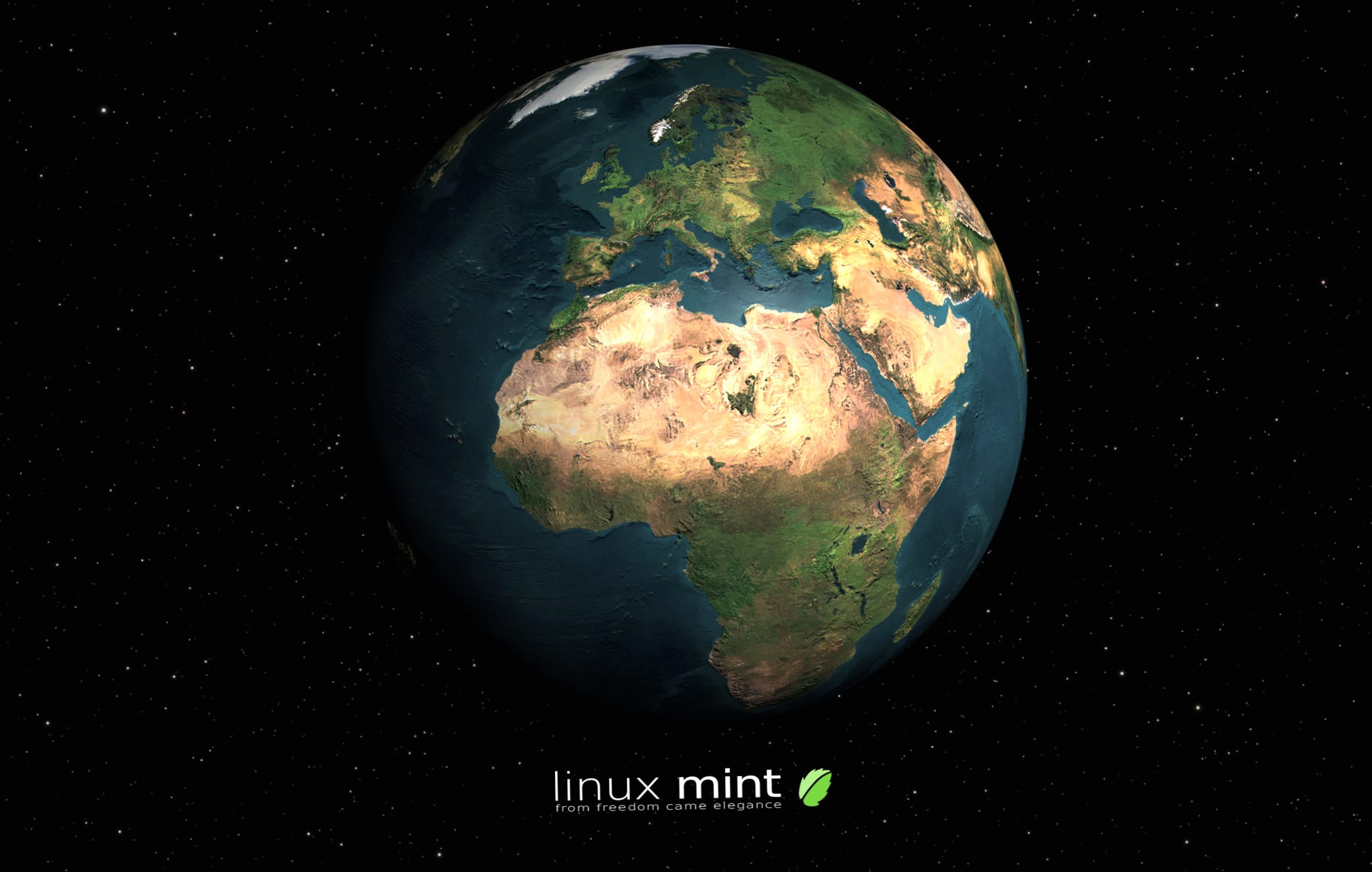 Earth and Technology Linux Mint wallpapers HD quality