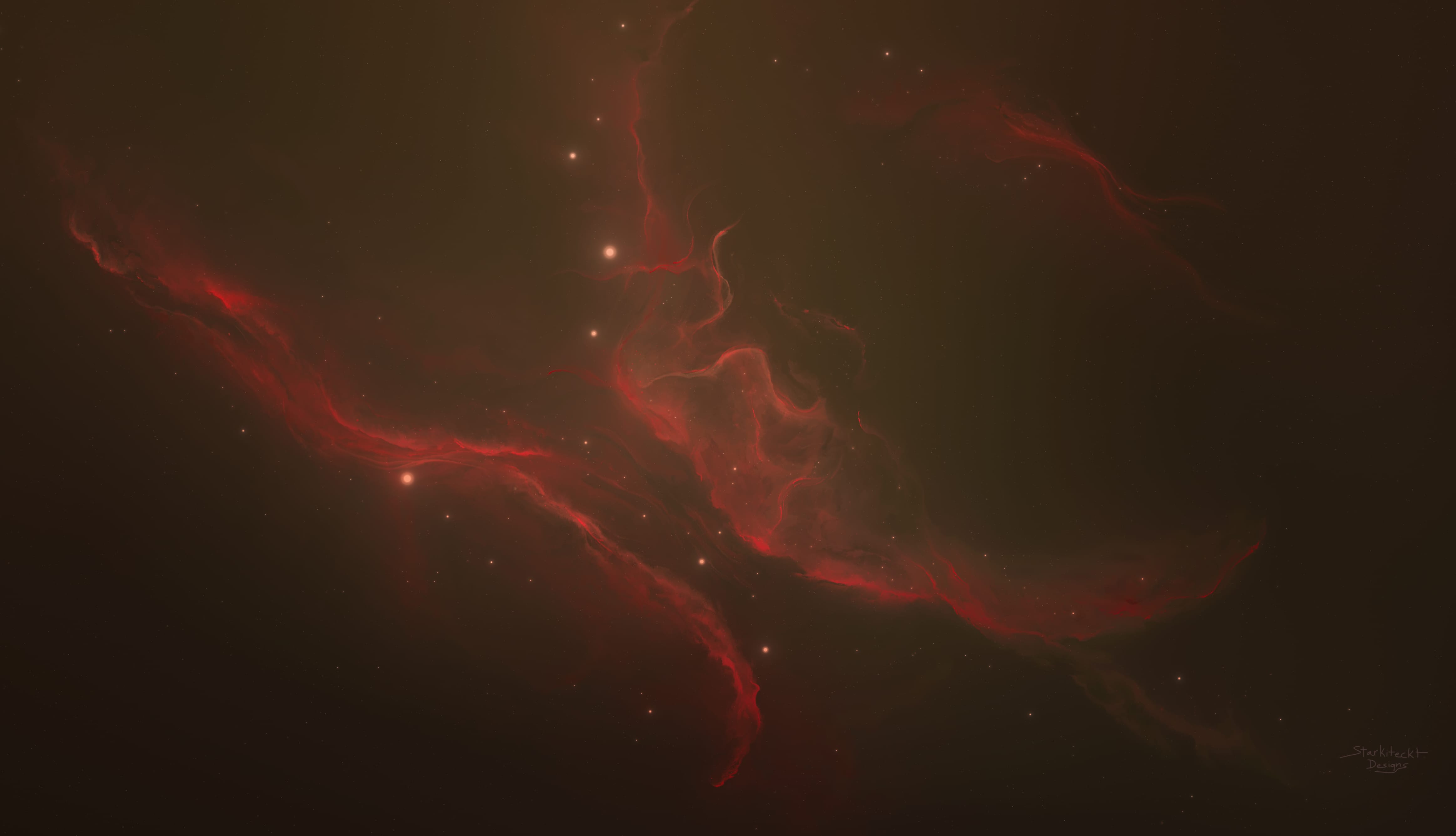 Eden Nebula 4 - Red wallpapers HD quality