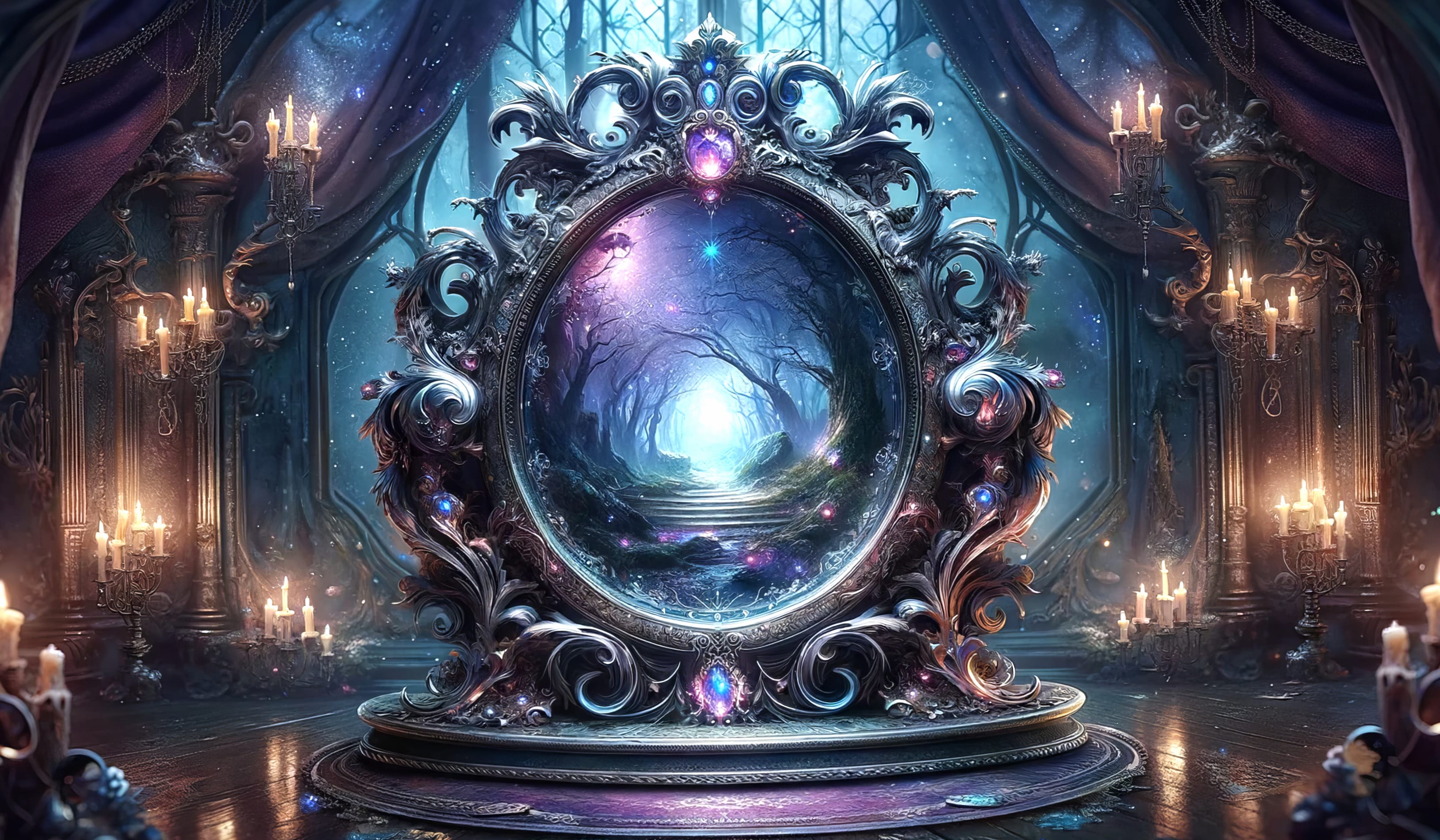 Enchanted Mirror Fantasy wallpapers HD quality