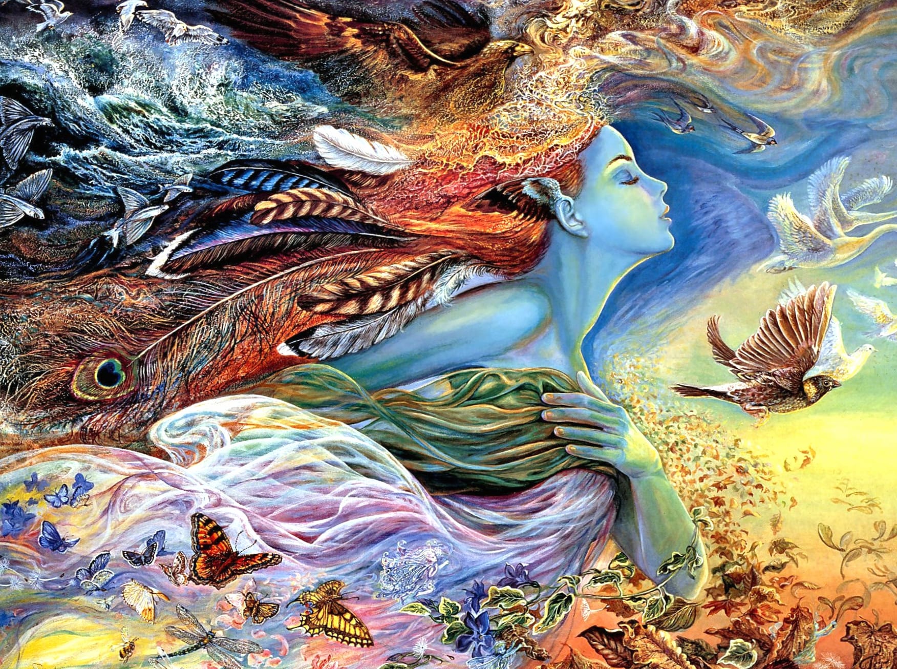 Enchanted Serenity Fantasy Woman - wallpapers HD quality