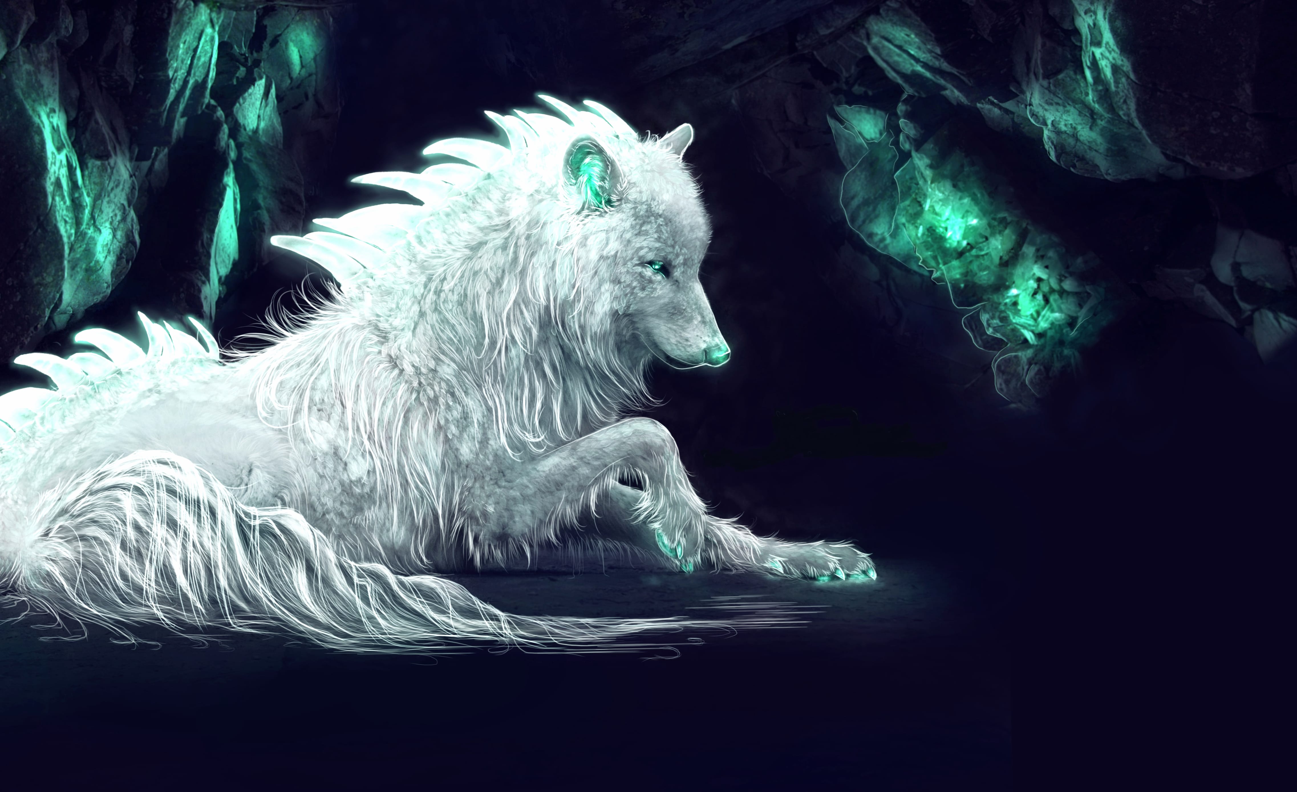 Enchanted Wolf in wallpapers HD quality