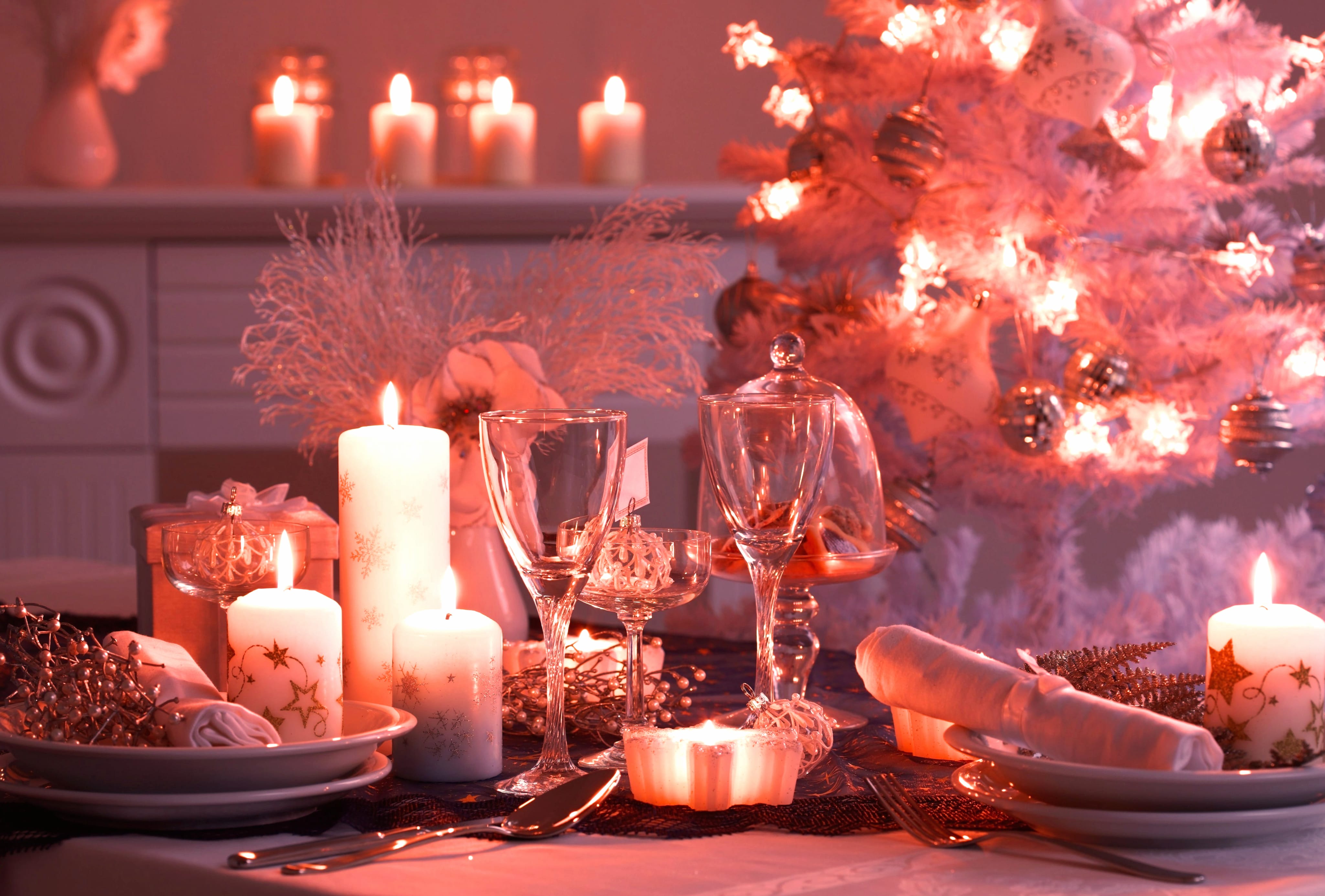 Enchanting Christmas Candle Scene - wallpapers HD quality