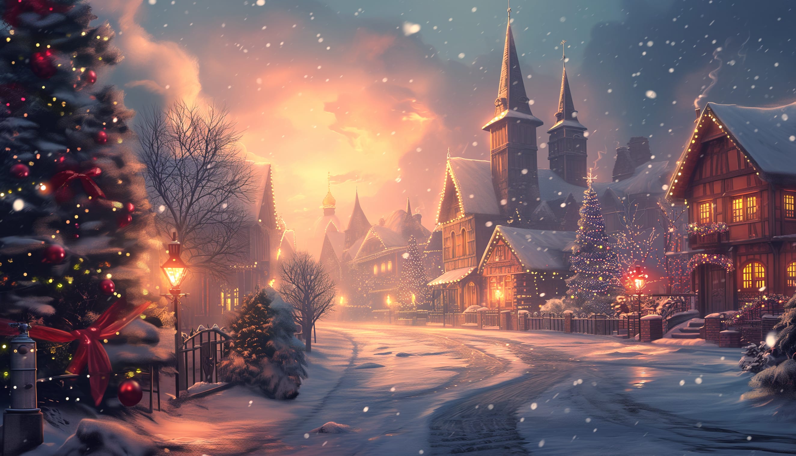 Enchanting Christmas Winter Wonderland wallpapers HD quality