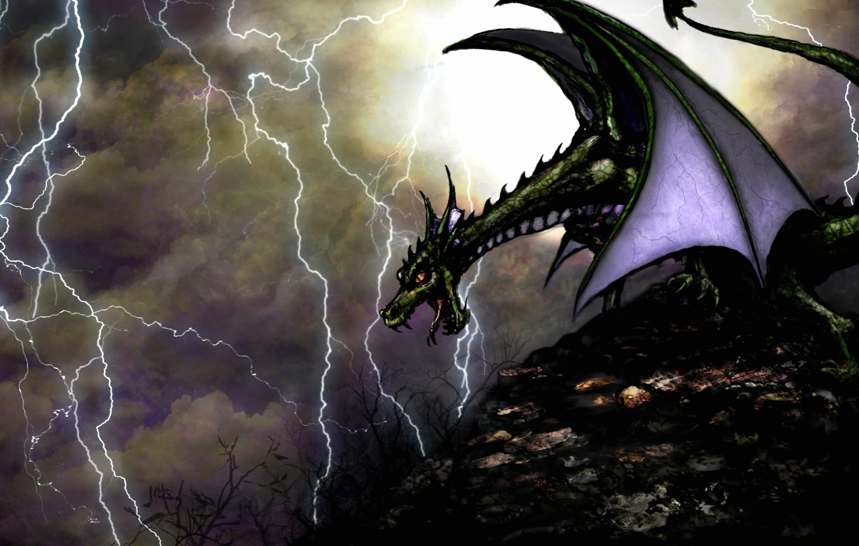 Enchanting Dragon A Fantasy Realm Unleashed wallpapers HD quality