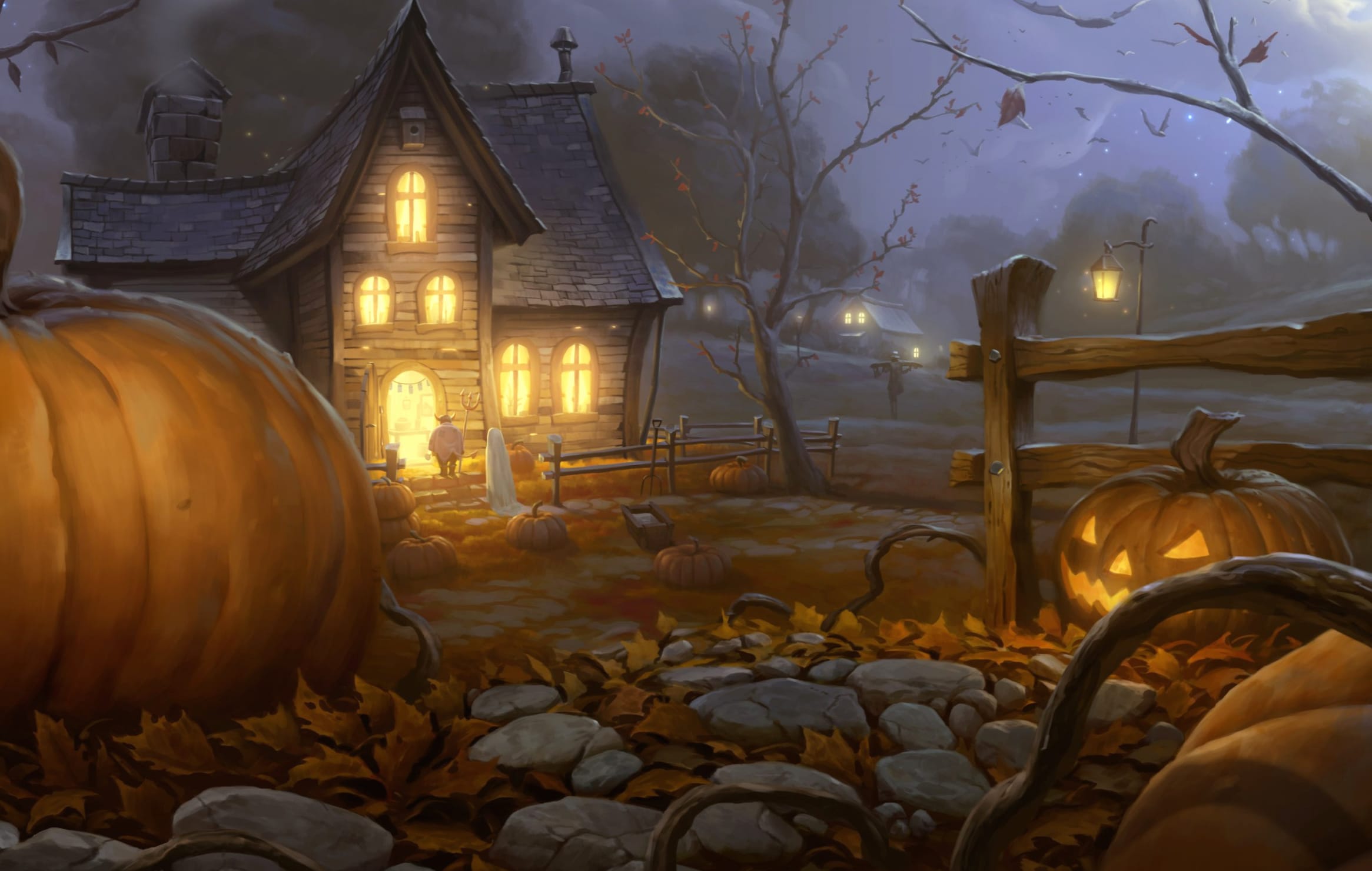 Enchanting Halloween Pumpkin wallpapers HD quality