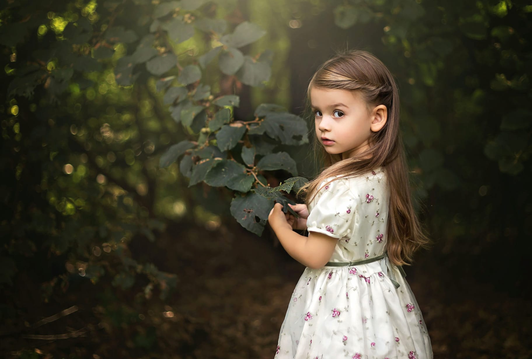 Enchanting Moment Little Girl in Dress wallpapers HD quality