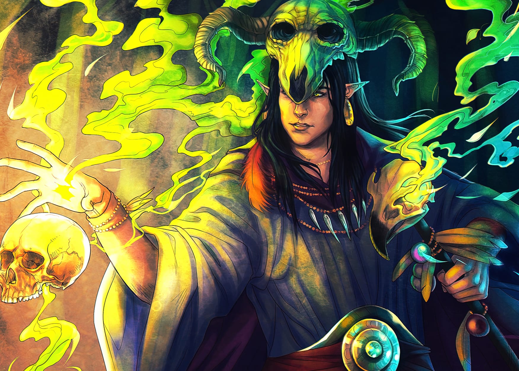 Enchanting Sorcerer - Fantasy Art wallpapers HD quality