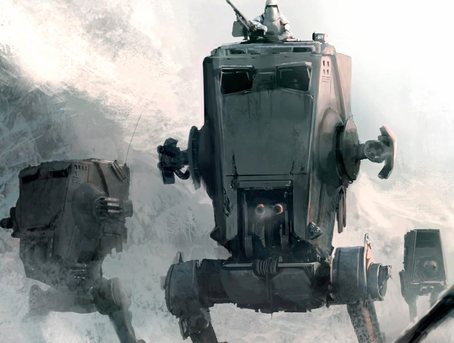 Epic AT-ST Battle - Star Wars wallpapers HD quality