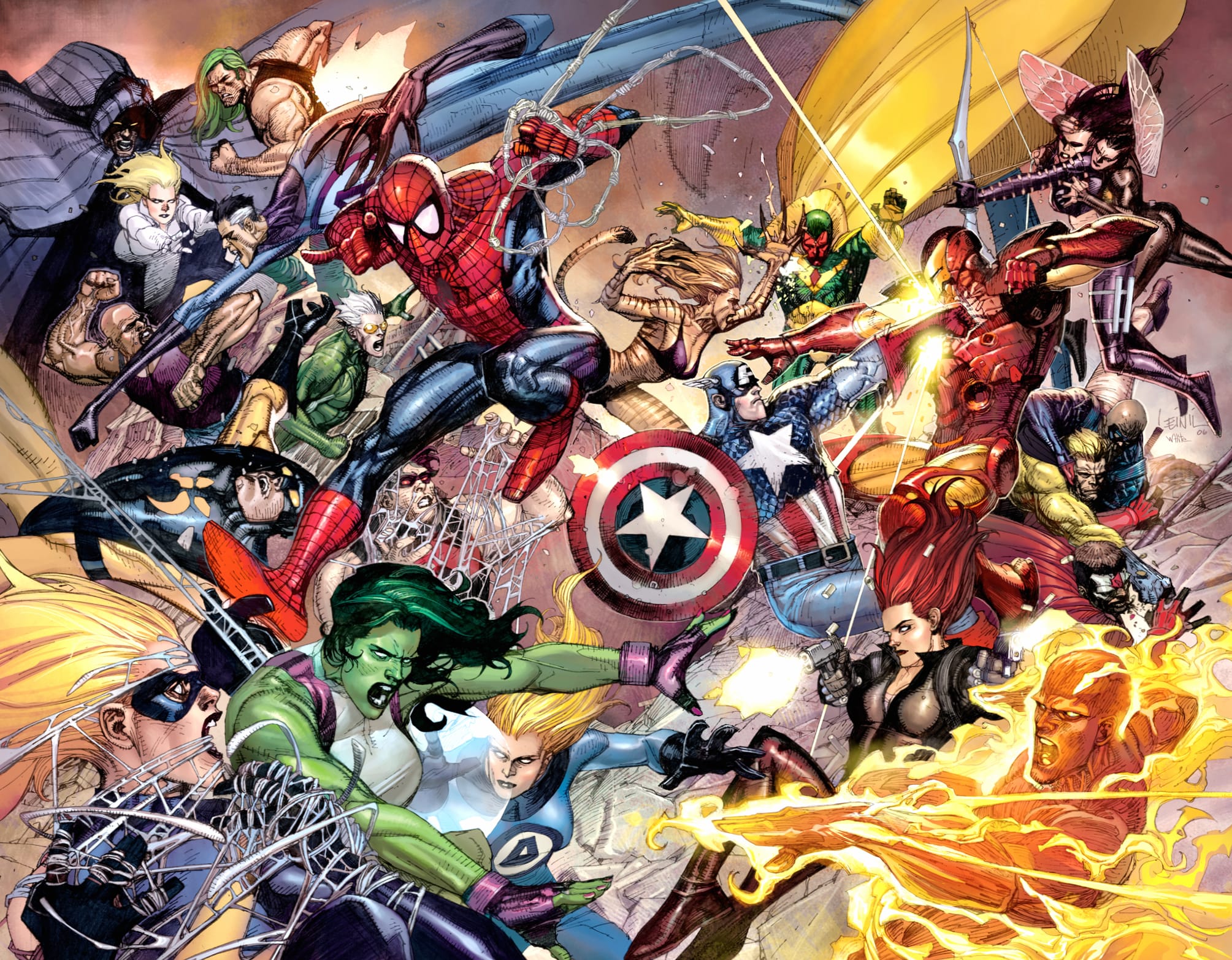 Epic Comic Civil War wallpapers HD quality