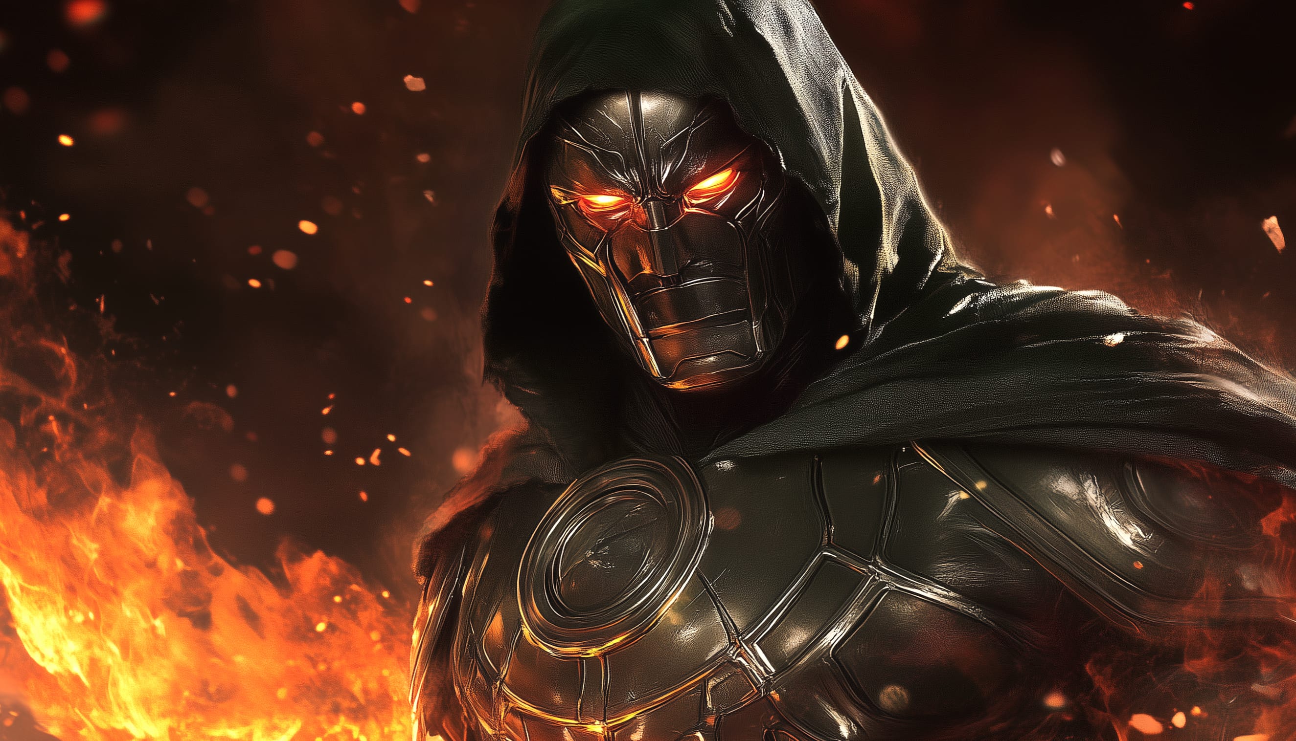 Epic Doctor Doom A Comic Icon at 320 x 480 iPhone size wallpapers HD quality