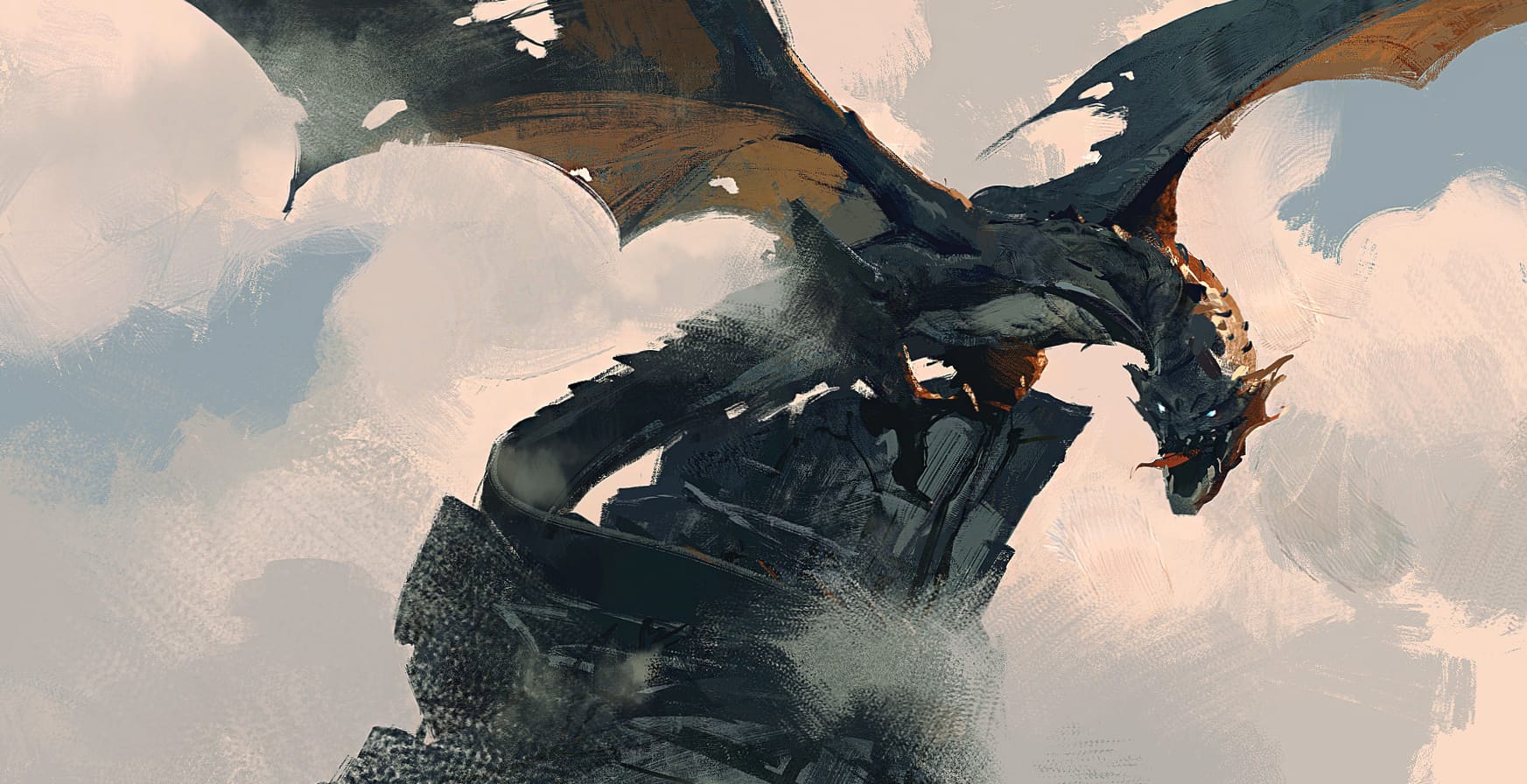 Epic Dragon Roar Fantasy at 750 x 1334 iPhone 6 size wallpapers HD quality