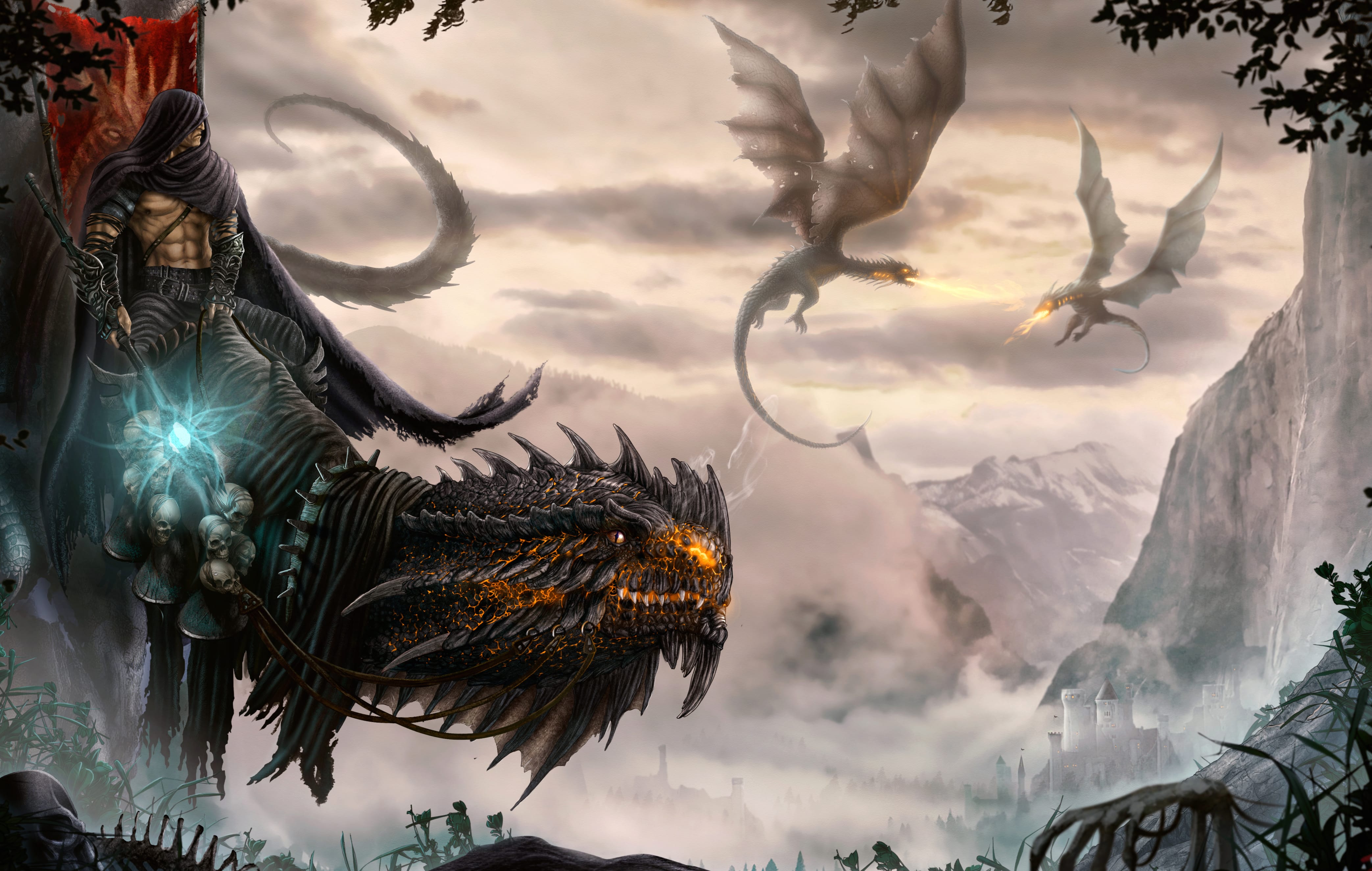 Epic Fantasy Dragons - at 1024 x 1024 iPad size wallpapers HD quality