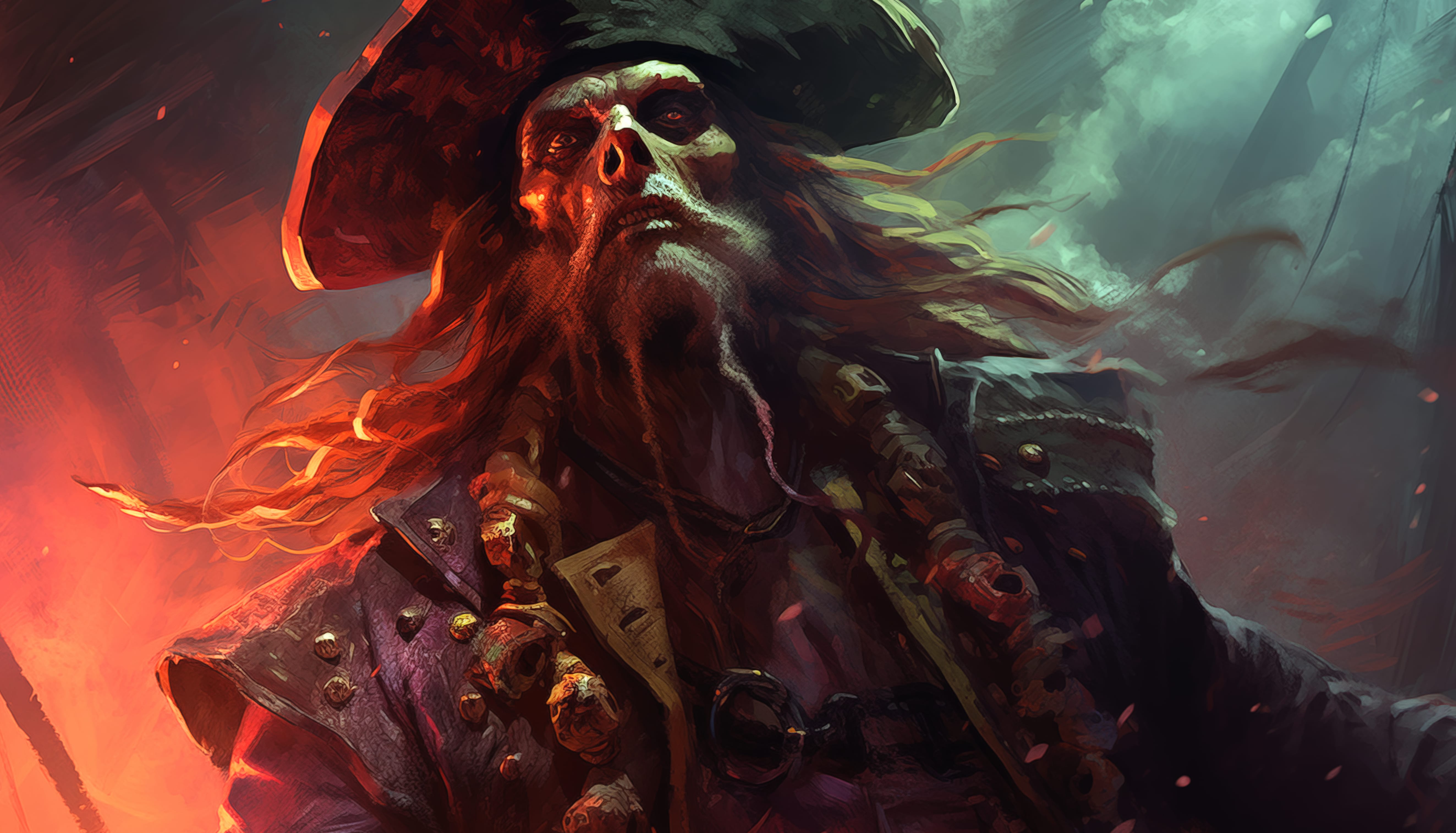 Epic Fantasy Pirate at 750 x 1334 iPhone 6 size wallpapers HD quality