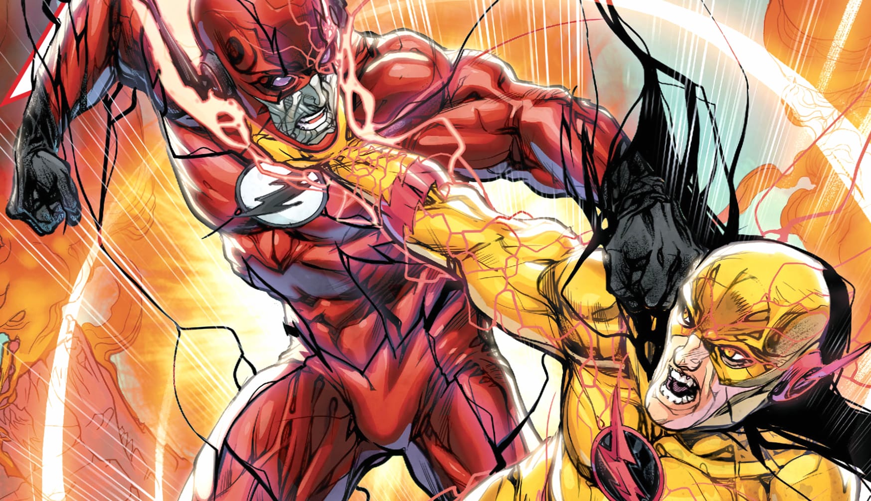 Epic Flash vs Reverse-Flash wallpapers HD quality