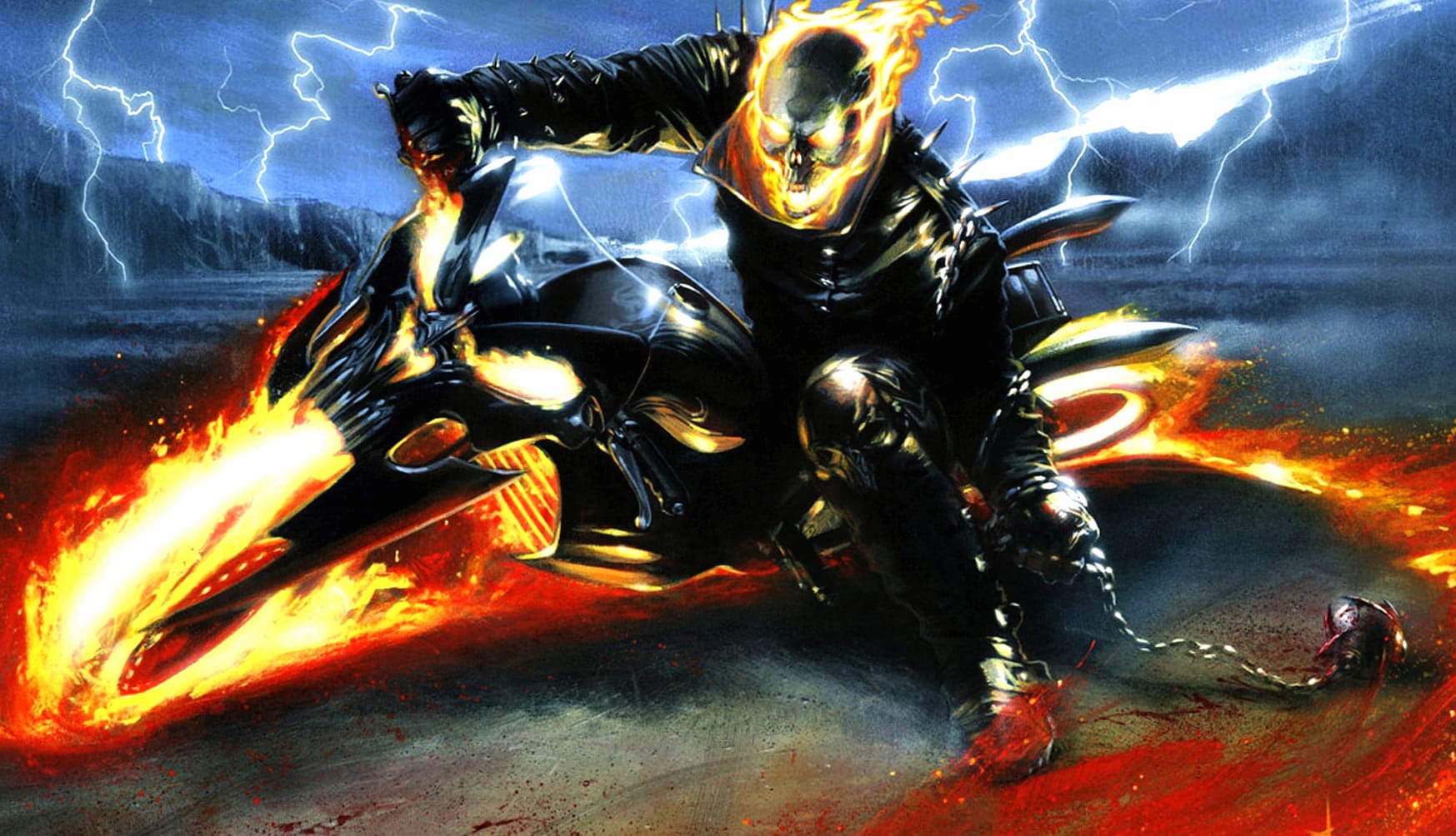 Epic Ghost Rider Comic at 640 x 1136 iPhone 5 size wallpapers HD quality