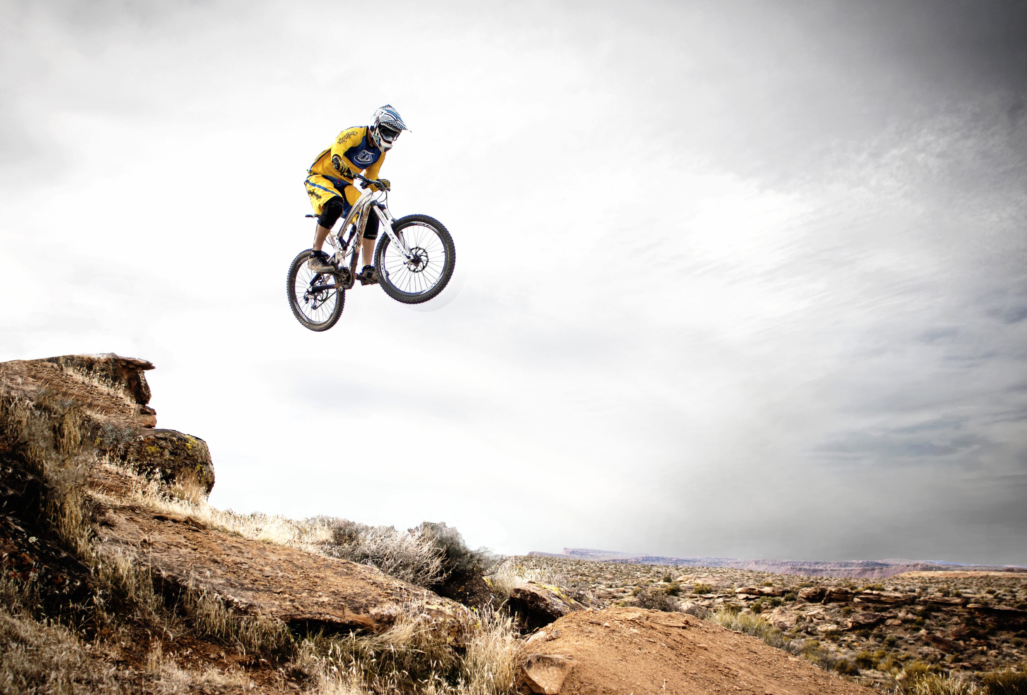 Epic Mountain Bike Jump - at 1920 x 1080 HD size wallpapers HD quality