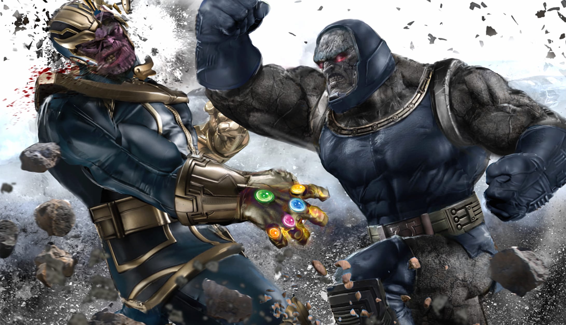 Epic Showdown Thanos vs Darkseid wallpapers HD quality