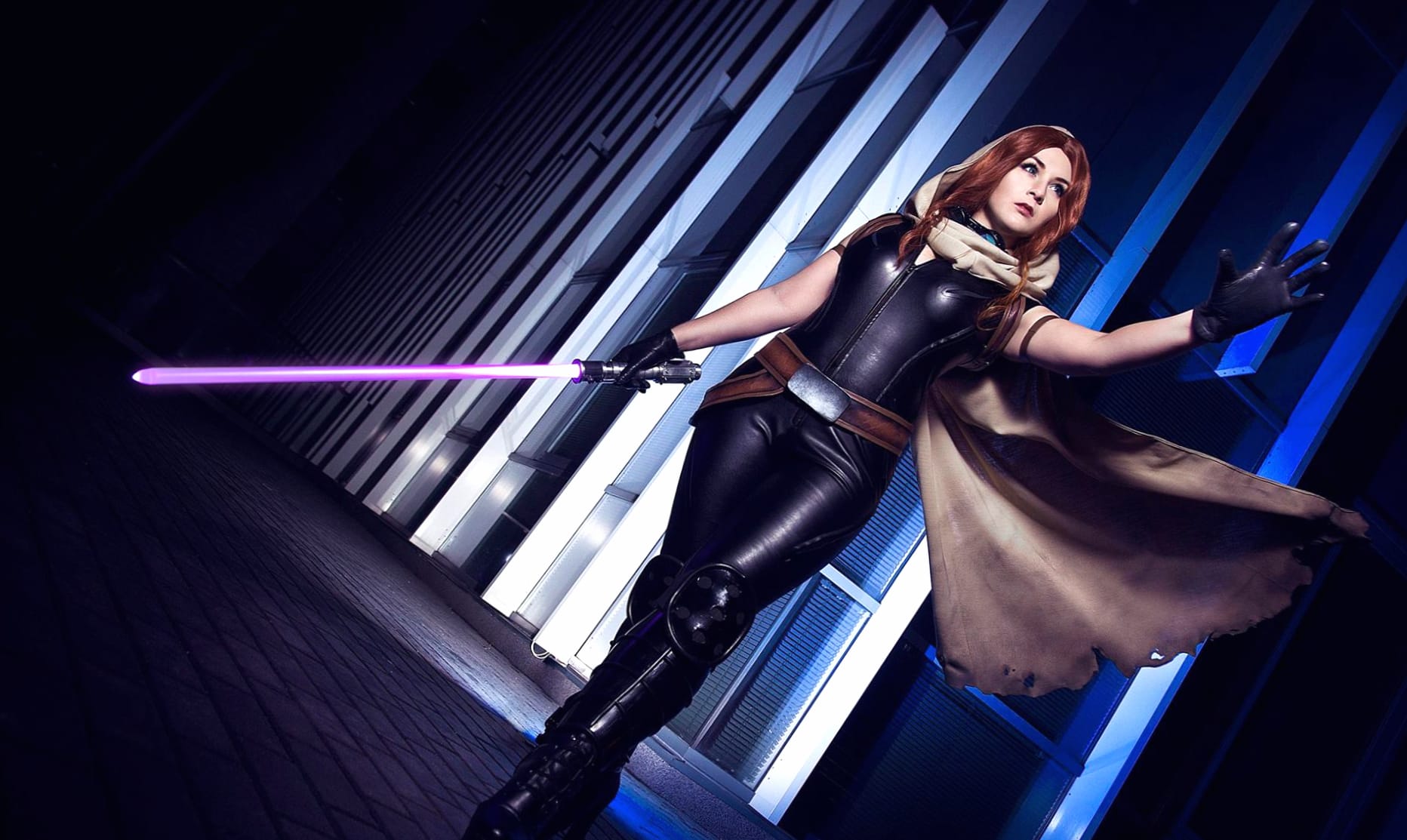 Epic Star Wars Cosplay Stunning of a Force User wallpapers HD quality