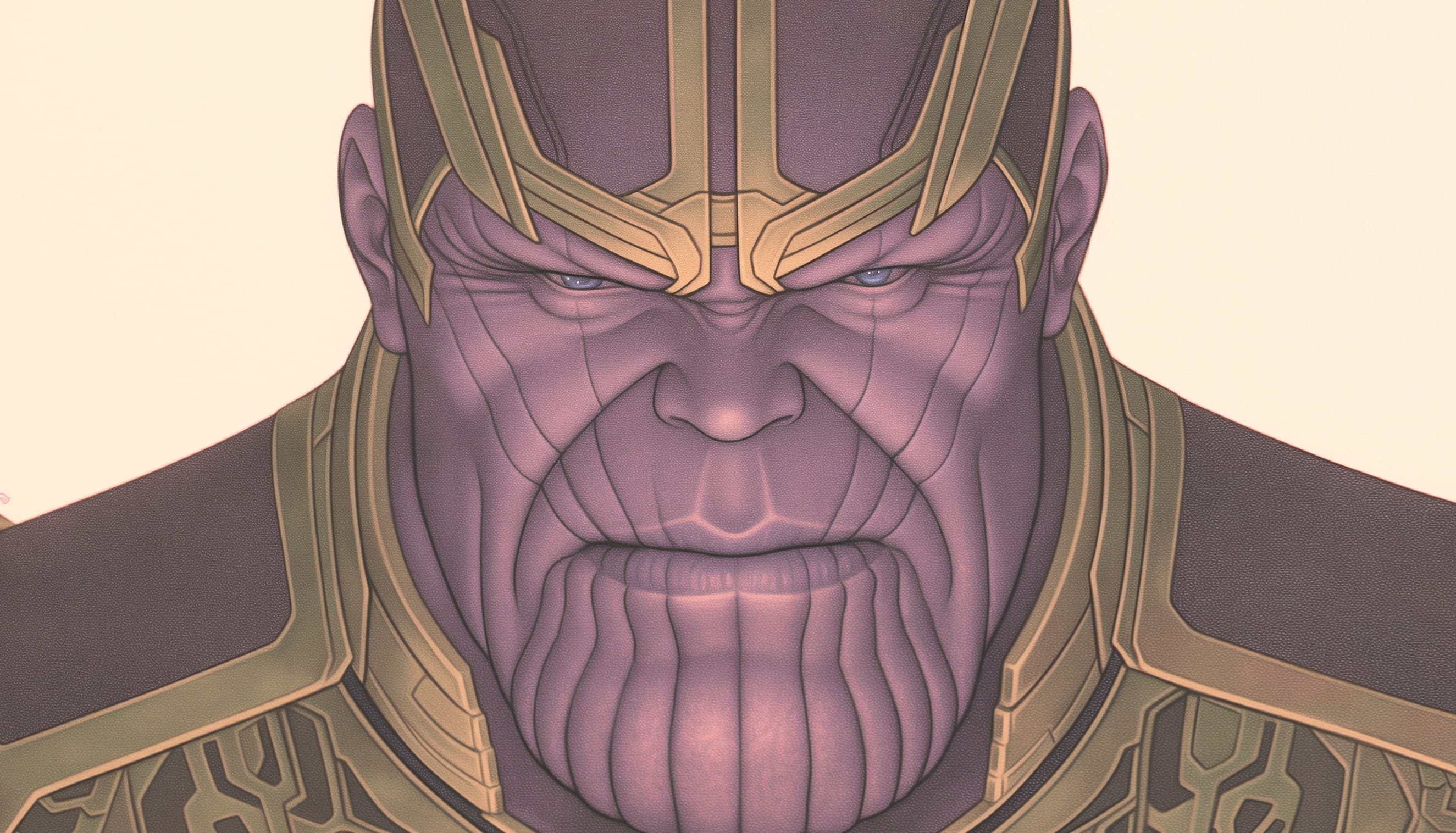 Epic Thanos Comic at 2048 x 2048 iPad size wallpapers HD quality