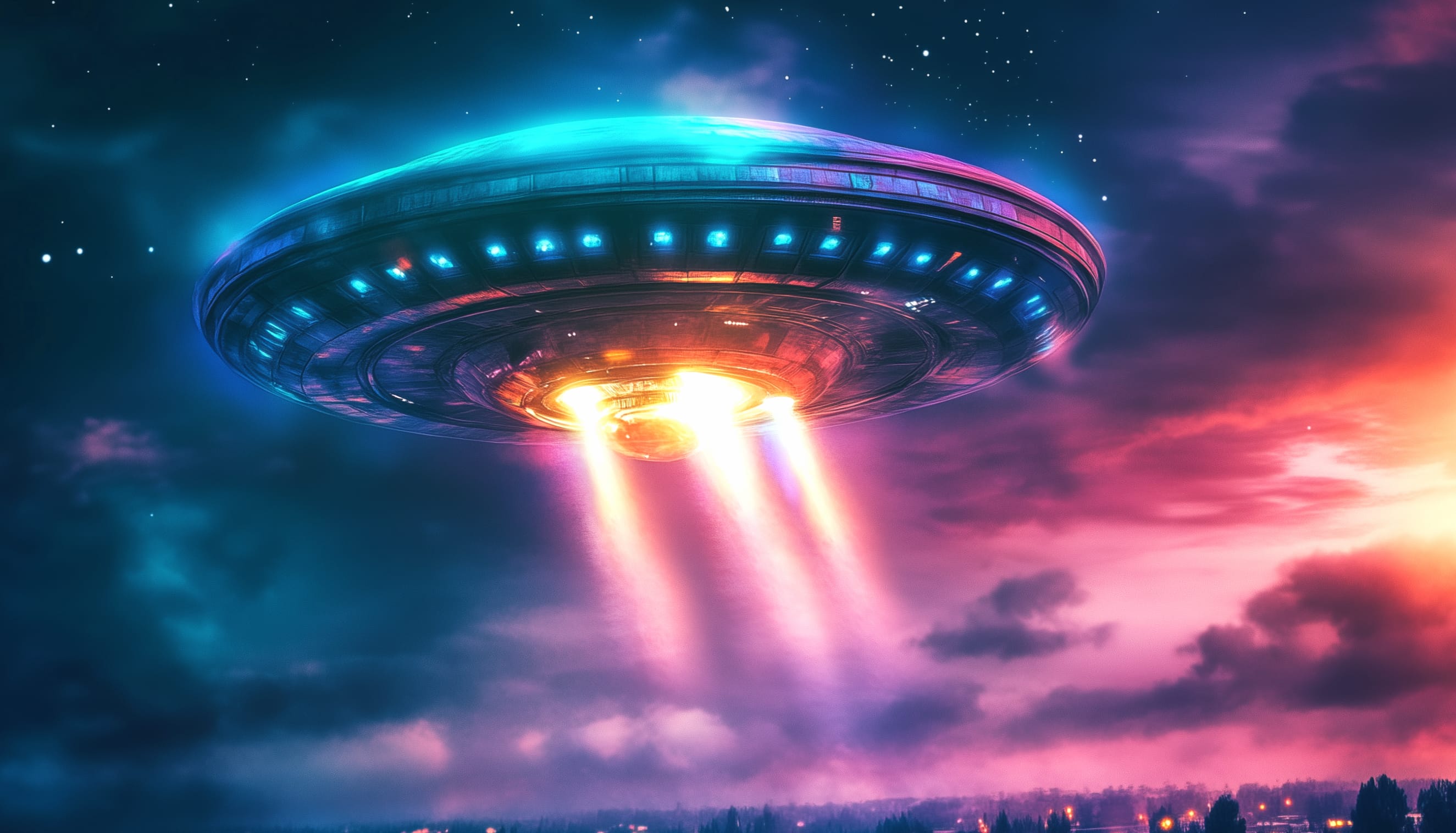 Epic UFO Invasion A Stunning Sci-Fi at 2560 x 1440 HD size wallpapers HD quality