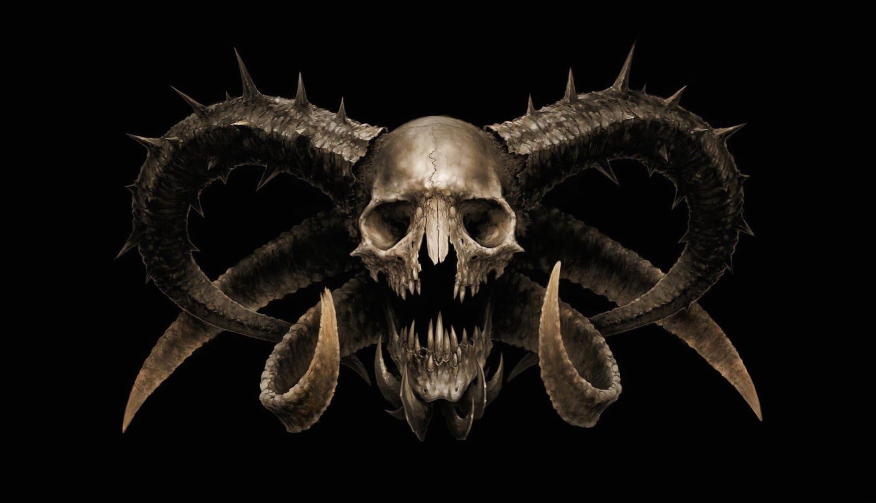 Evil Demon Dark Skull wallpapers HD quality