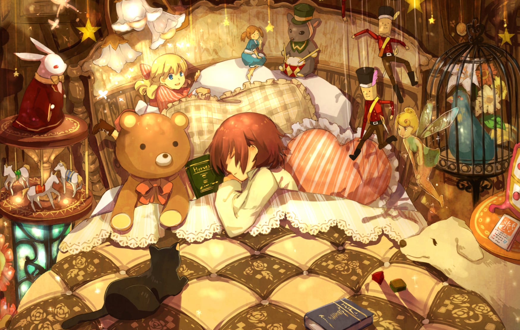 Fantasy Bedtime - HD Anime Wallpaper wallpapers HD quality