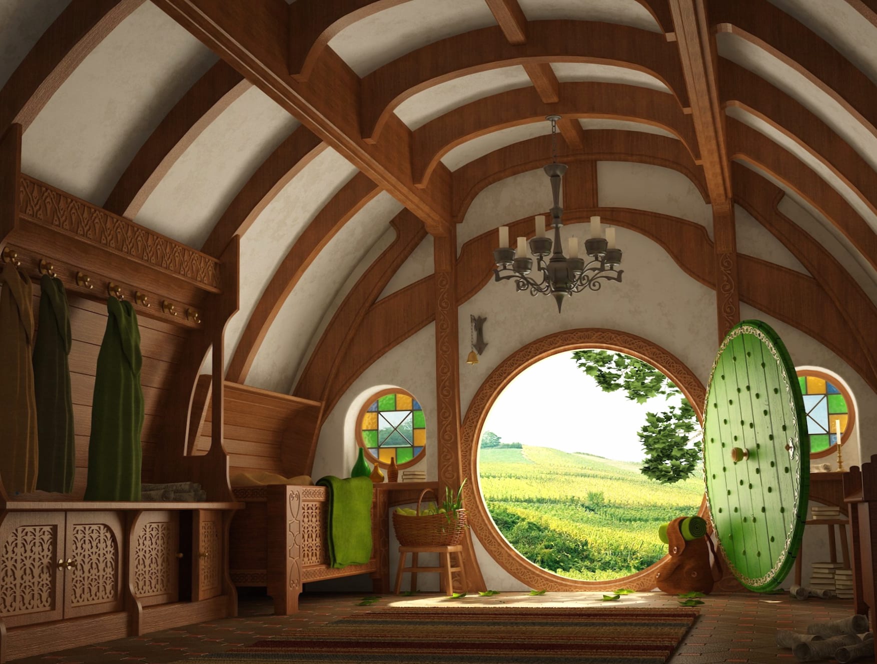 Fantasy Hobbit Hole wallpapers HD quality