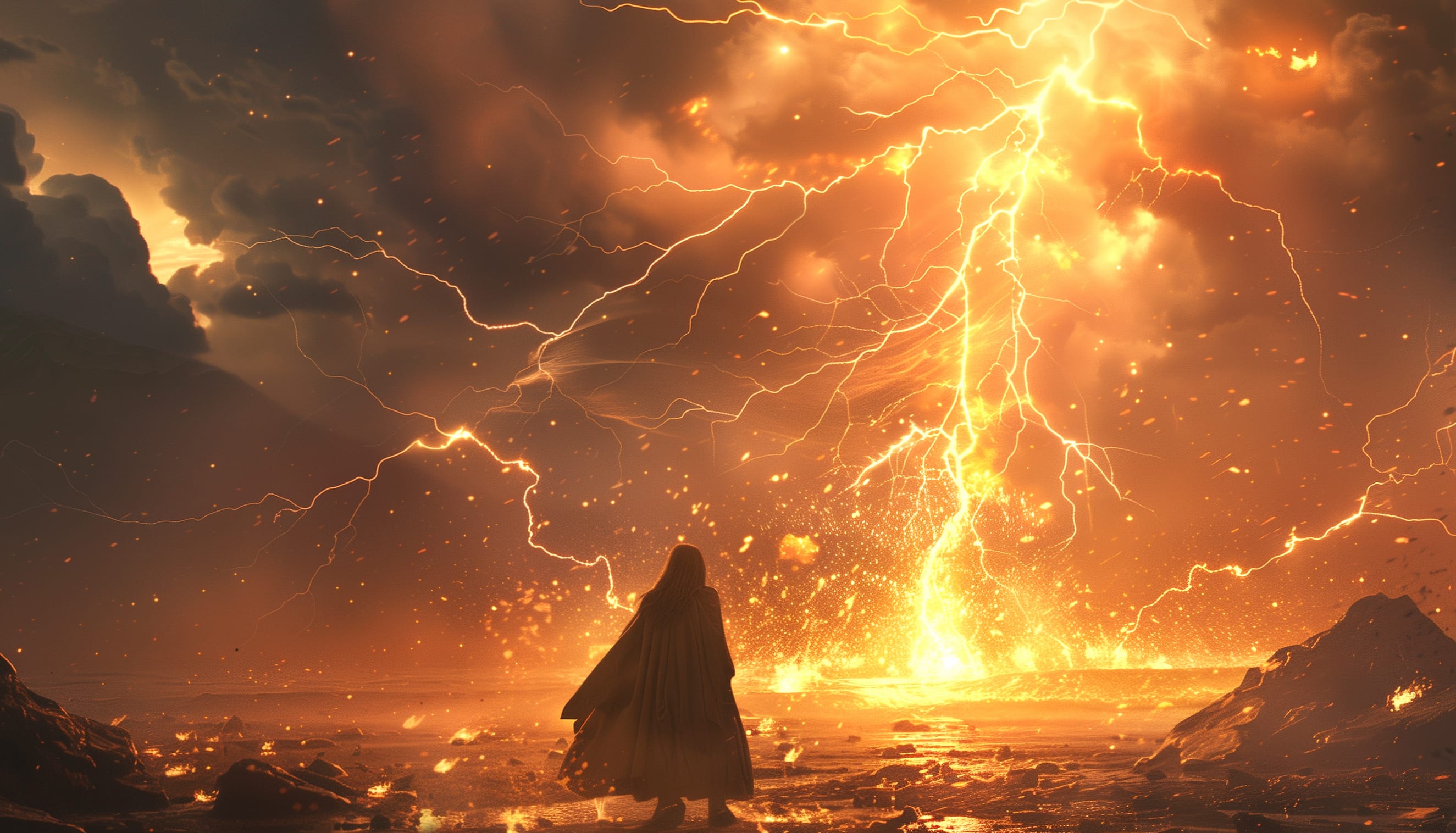 Fantasy Lightning Storm wallpapers HD quality