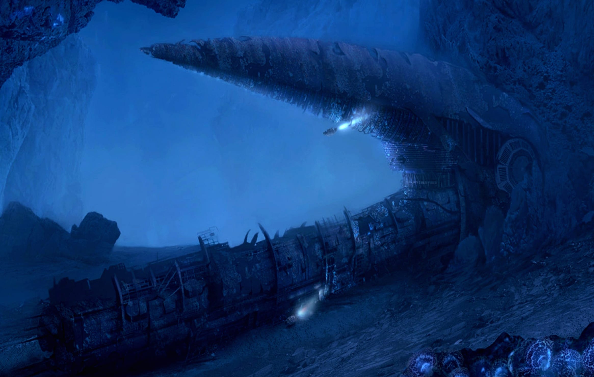 Fantasy Ocean Depths - at 1536 x 864 HD size wallpapers HD quality