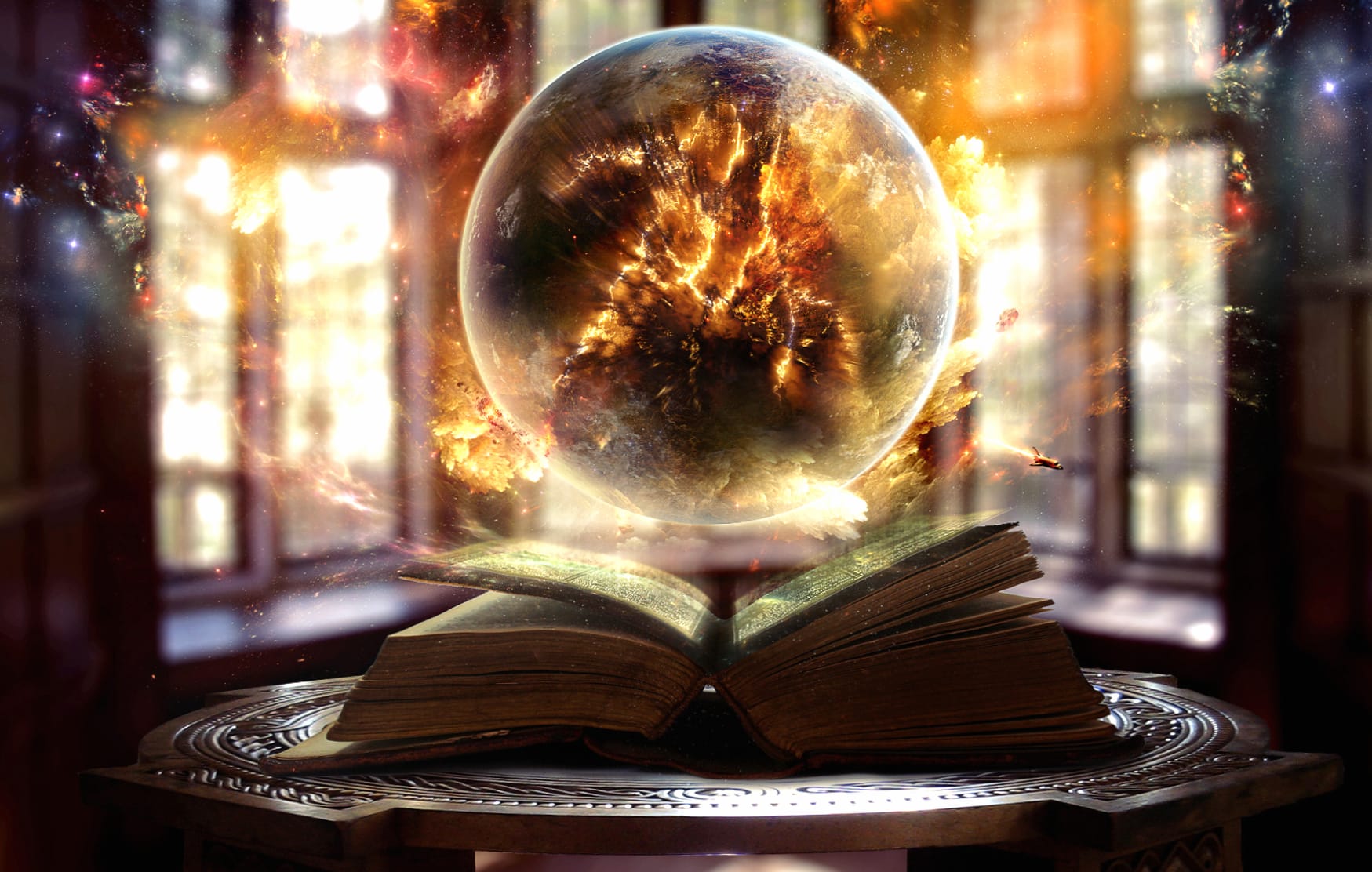 Fantasy Orb at 640 x 1136 iPhone 5 size wallpapers HD quality