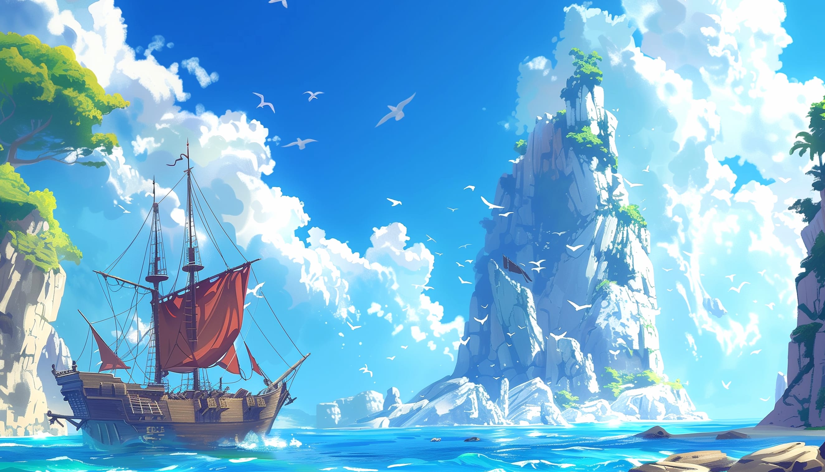 Fantasy Ship Adventure wallpapers HD quality