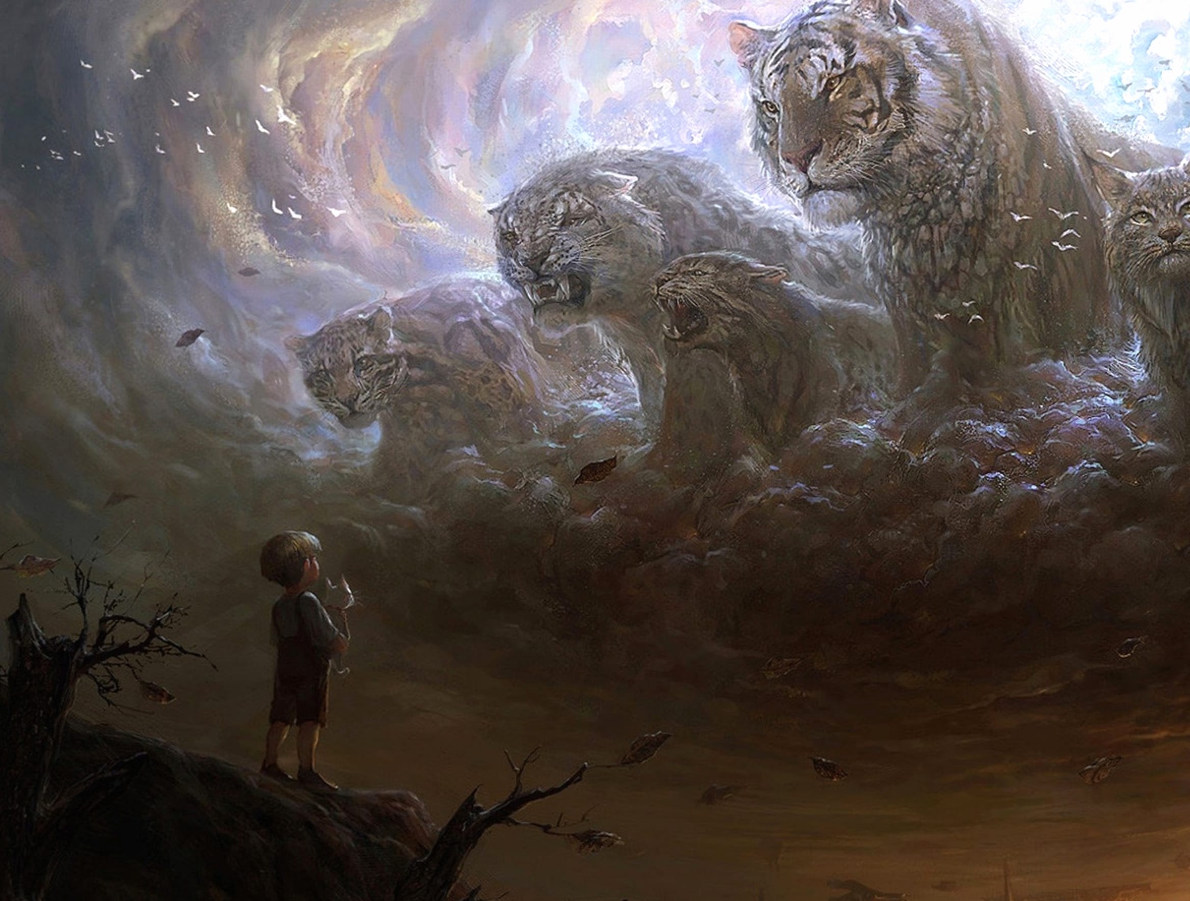 Fantasy Sky Animals wallpapers HD quality