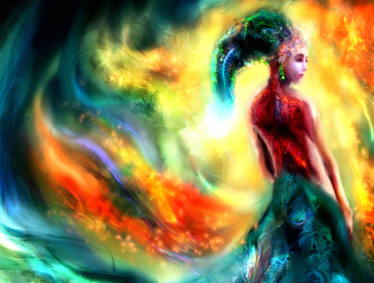 Fantasy Spectrum Artistic at 1536 x 864 HD size wallpapers HD quality