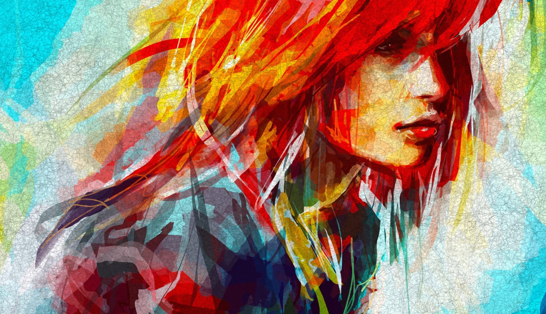 Fantasy Woman in Color - at 1366 x 768 HD size wallpapers HD quality