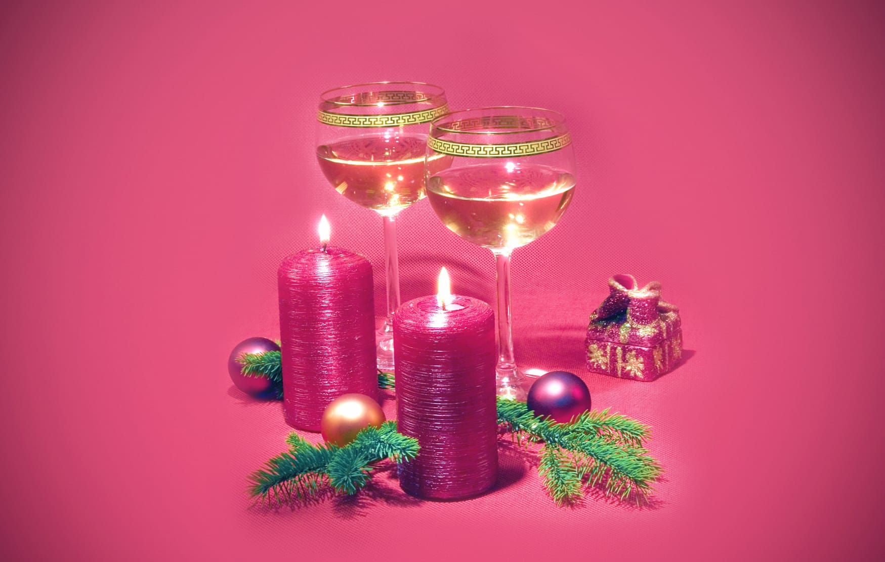 Festive Candlelight A Cozy Christmas wallpapers HD quality