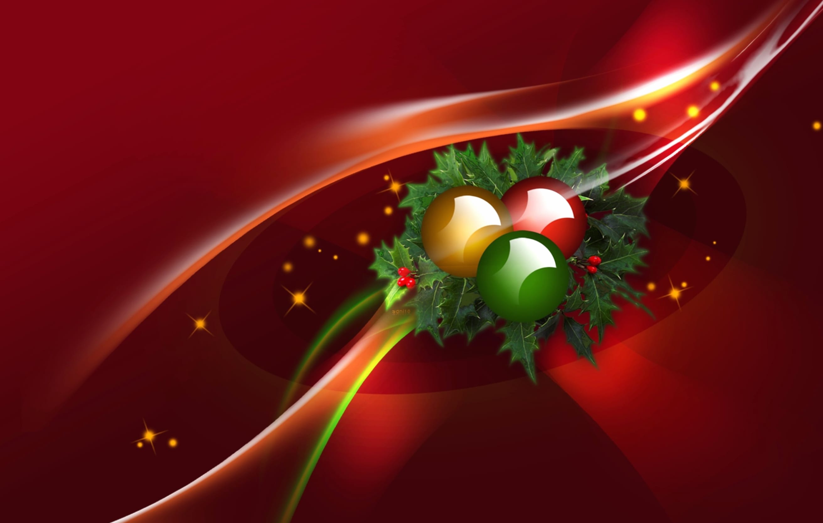 Festive Christmas Ornaments - for the Holiday Season wallpapers HD quality