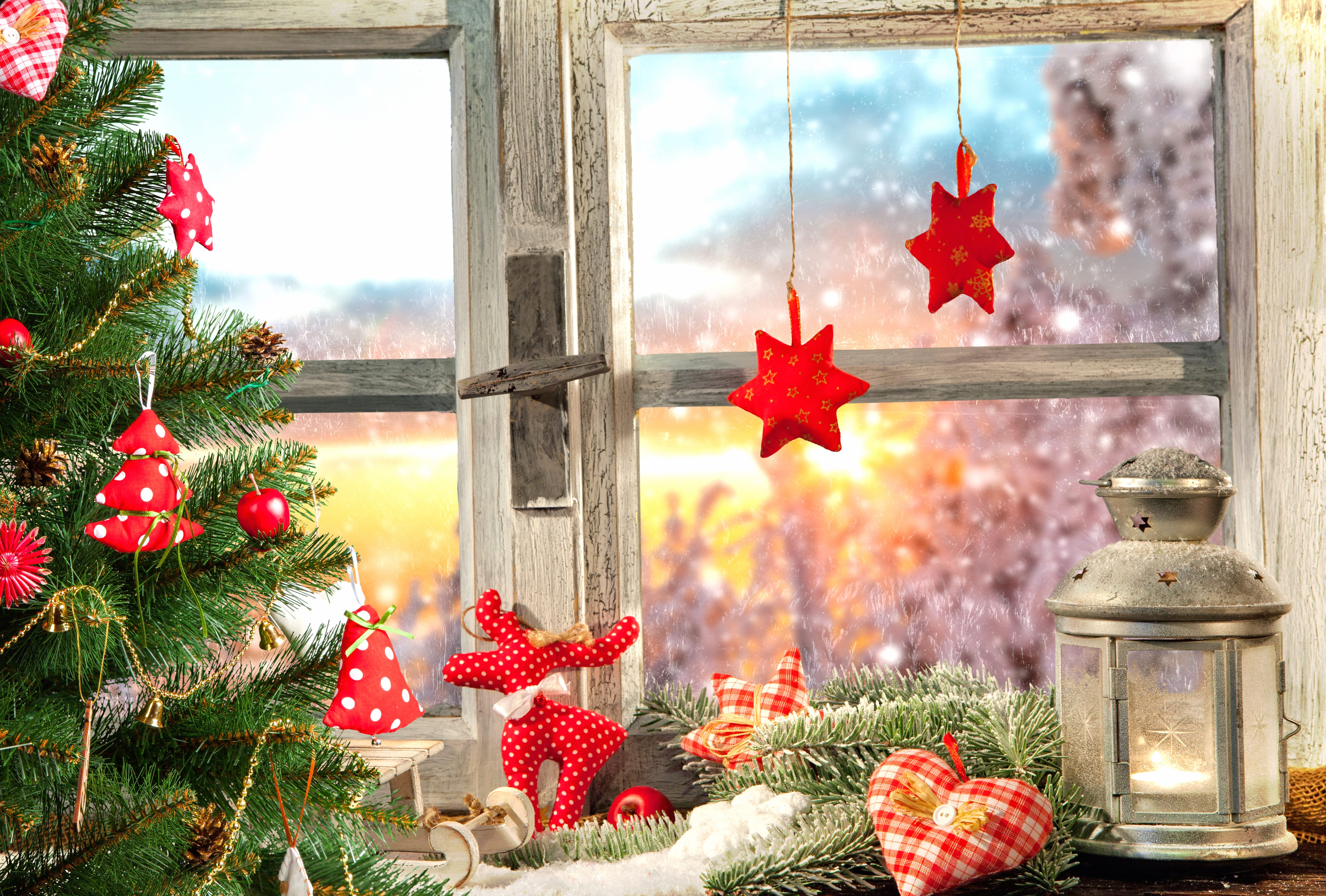 Festive Christmas Scene HD Holiday Wallpaper wallpapers HD quality