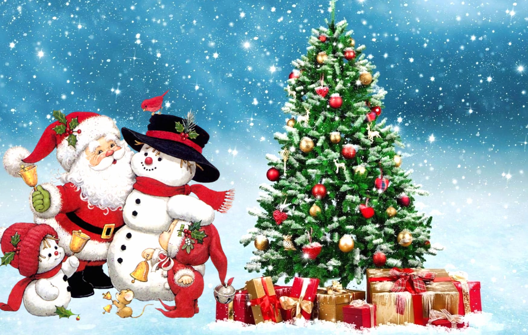 Festive Christmas Wonderland wallpapers HD quality