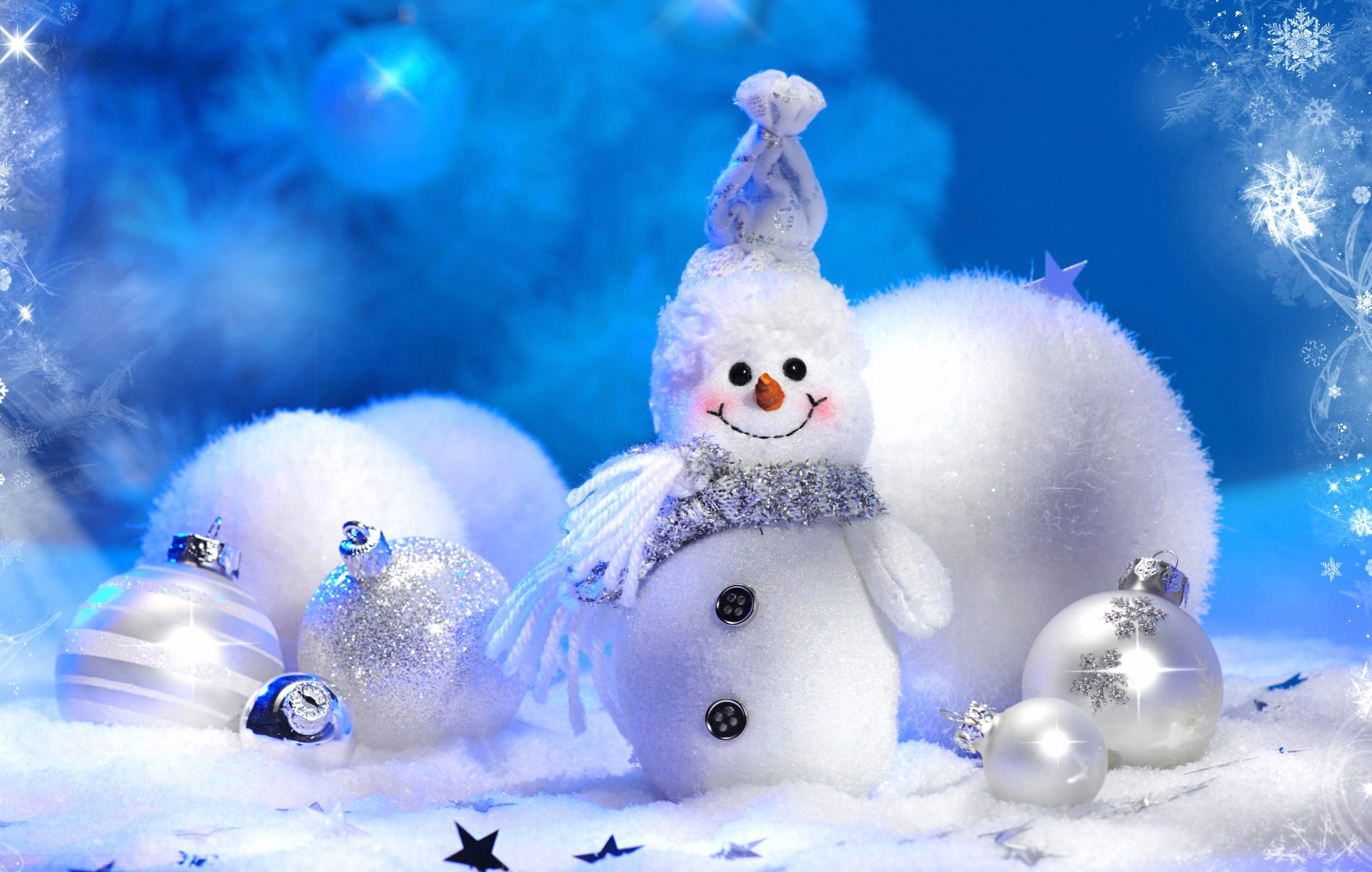 Festive Snowman Christmas wallpapers HD quality