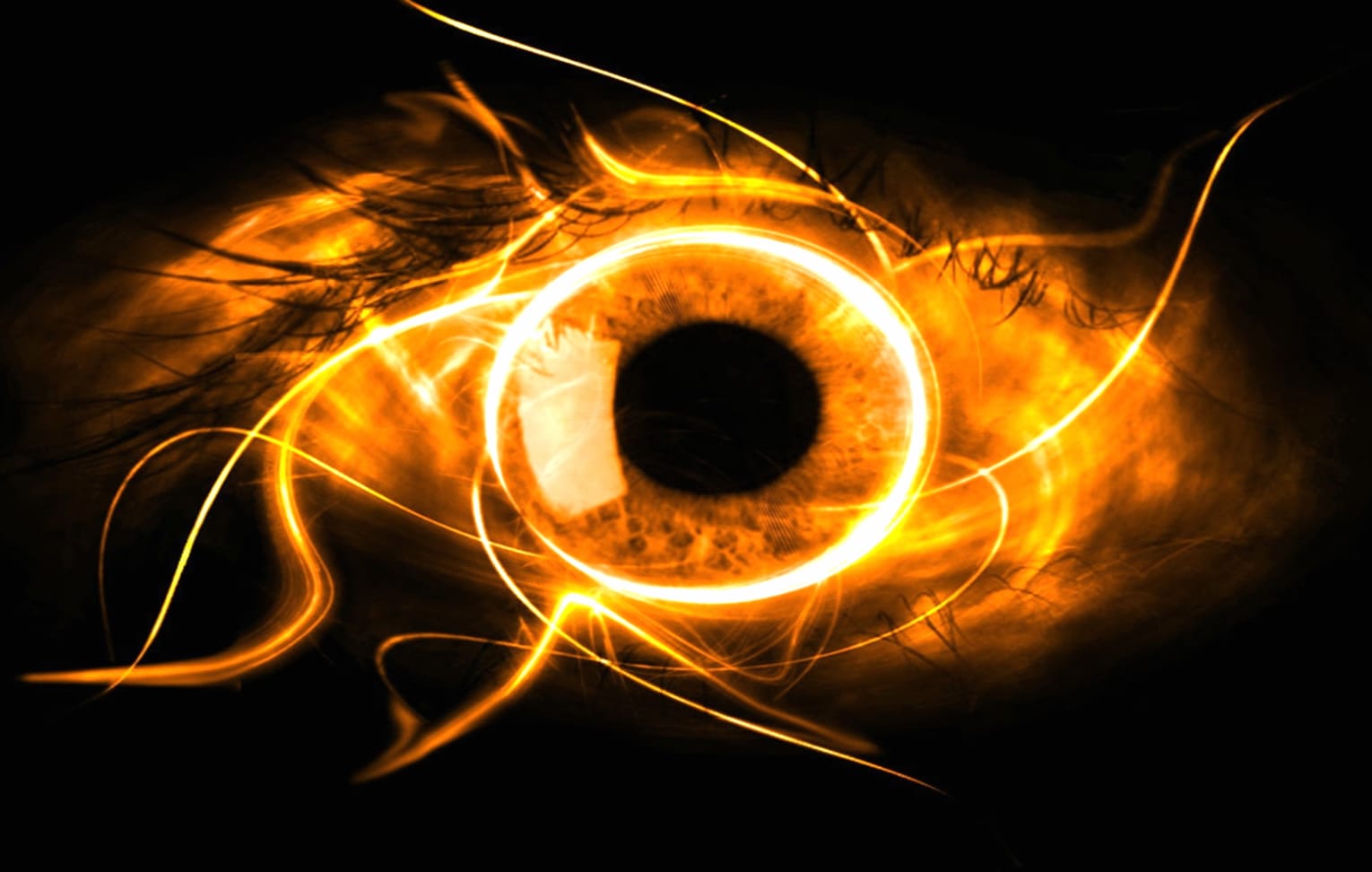 Fiery Eye Artistic wallpapers HD quality