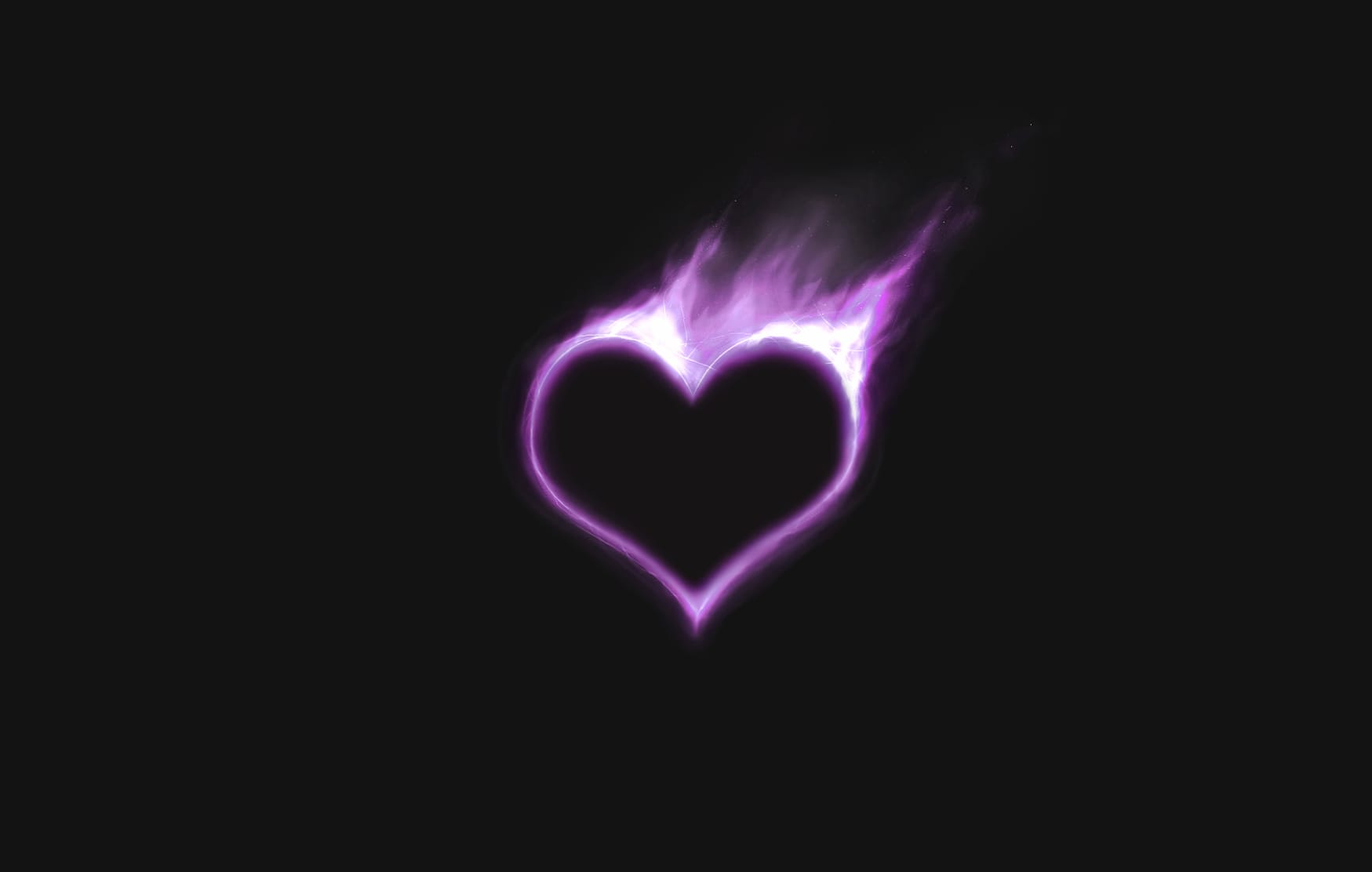 Flaming Heart Art wallpapers HD quality