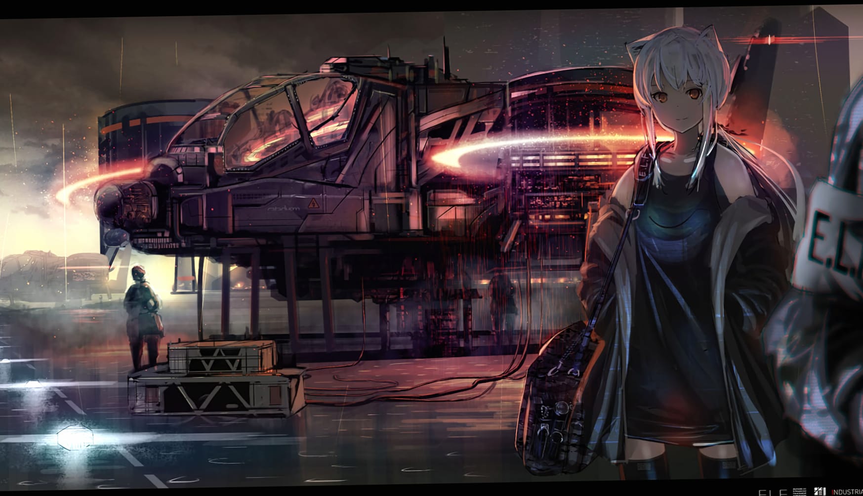 Futuristic Anime Sci-Fi Adventure wallpapers HD quality