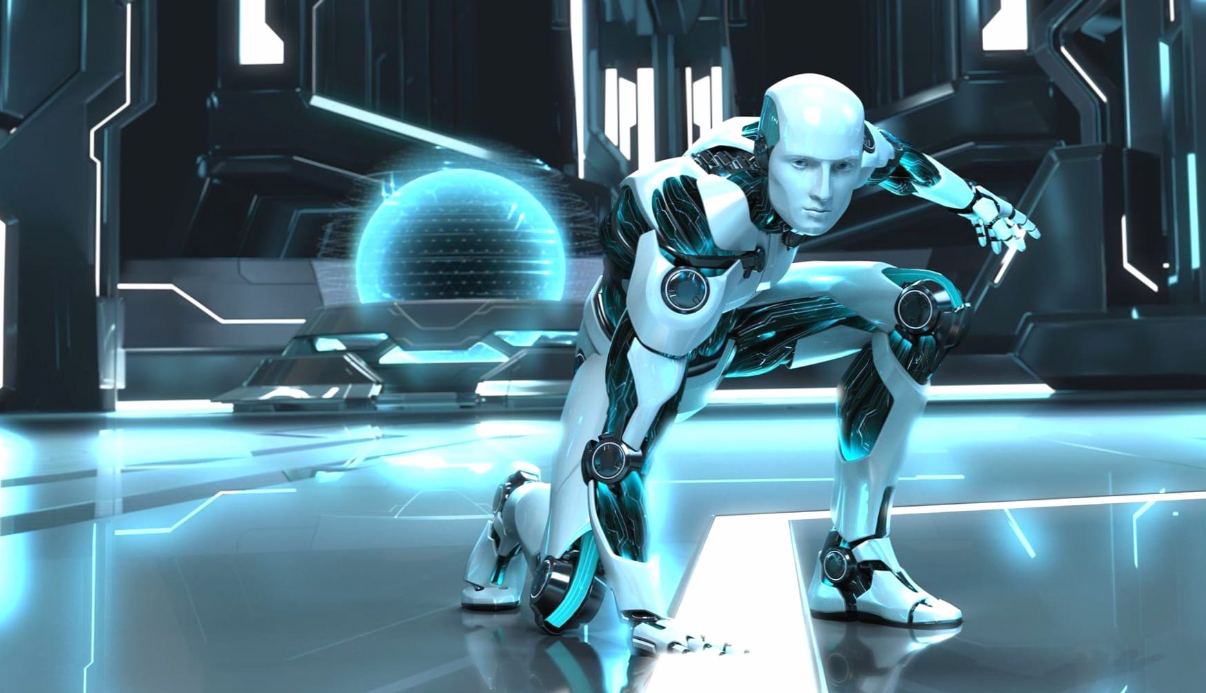 Futuristic Robot in Sci-Fi Realm - wallpapers HD quality