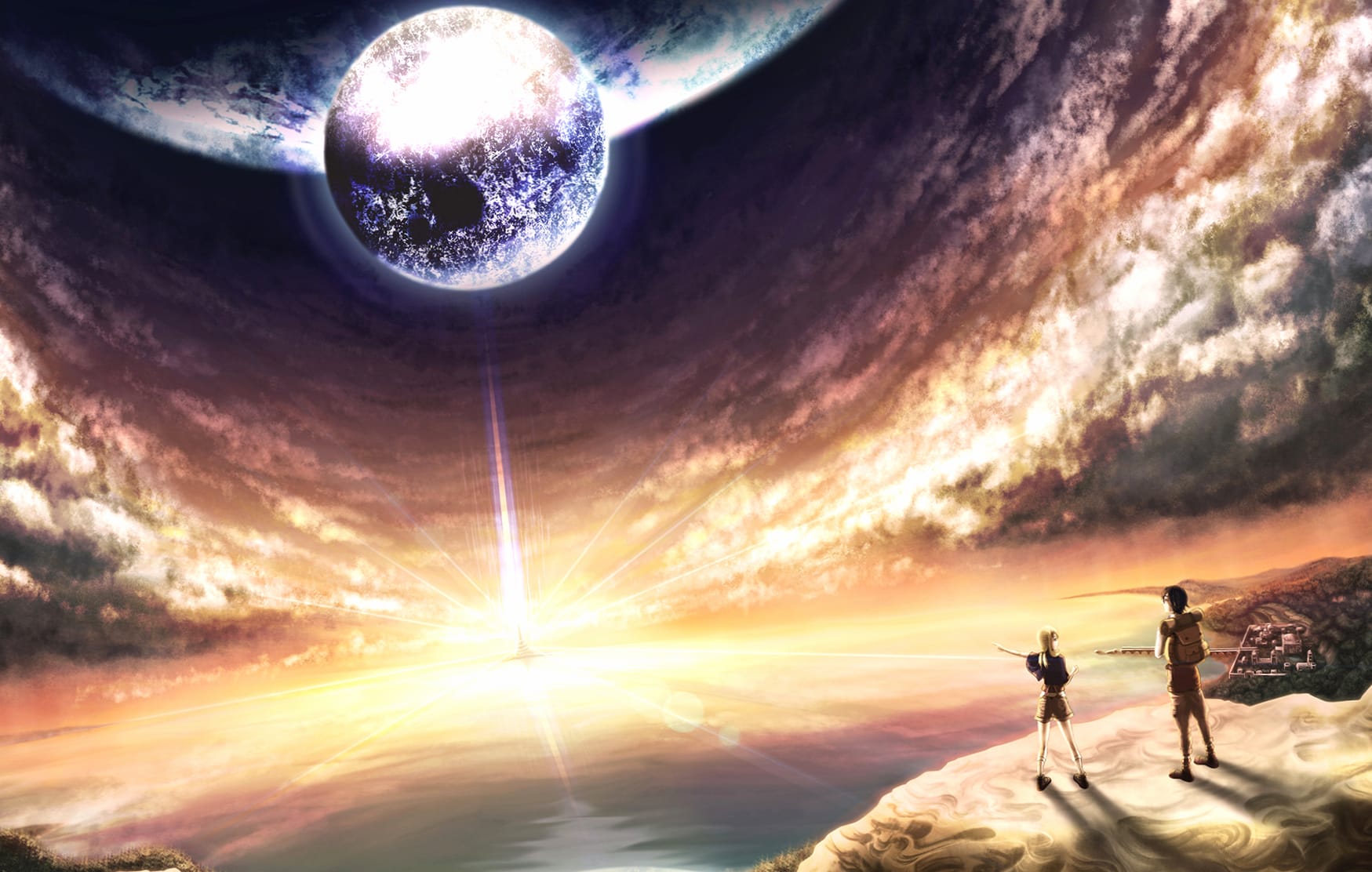 Galactic Odyssey Sci-Fi Anime wallpapers HD quality