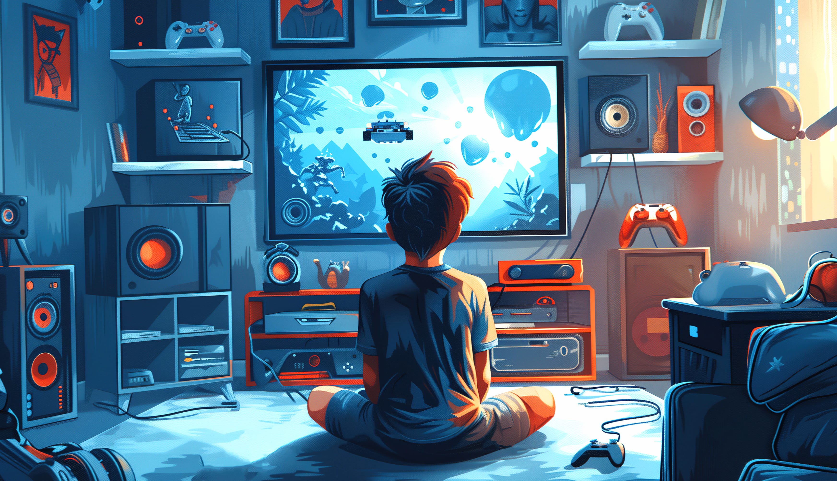 Gamer Gaming room wallpapers HD Gamer Gaming room wallpapers HD quality