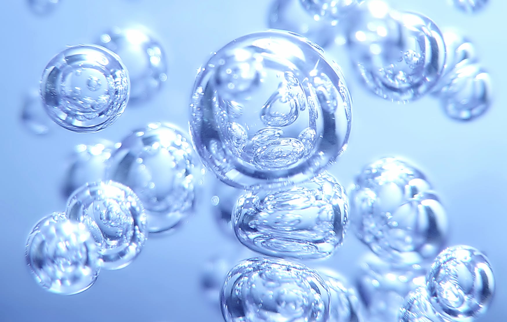 Gentle Blue Bubbles A Stunning at 750 x 1334 iPhone 6 size wallpapers HD quality