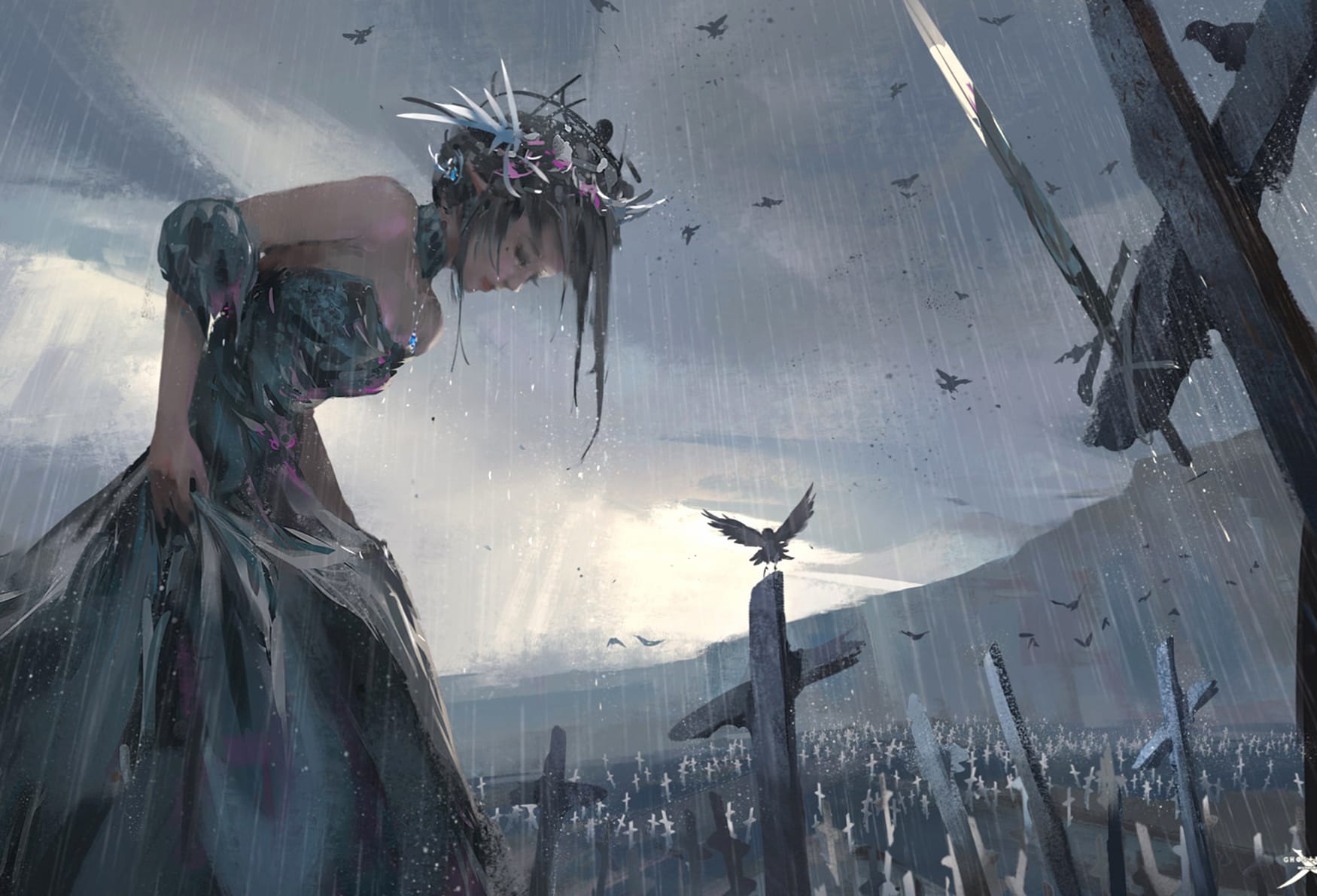 GhostBlade Ethereal Rainfall wallpapers HD quality