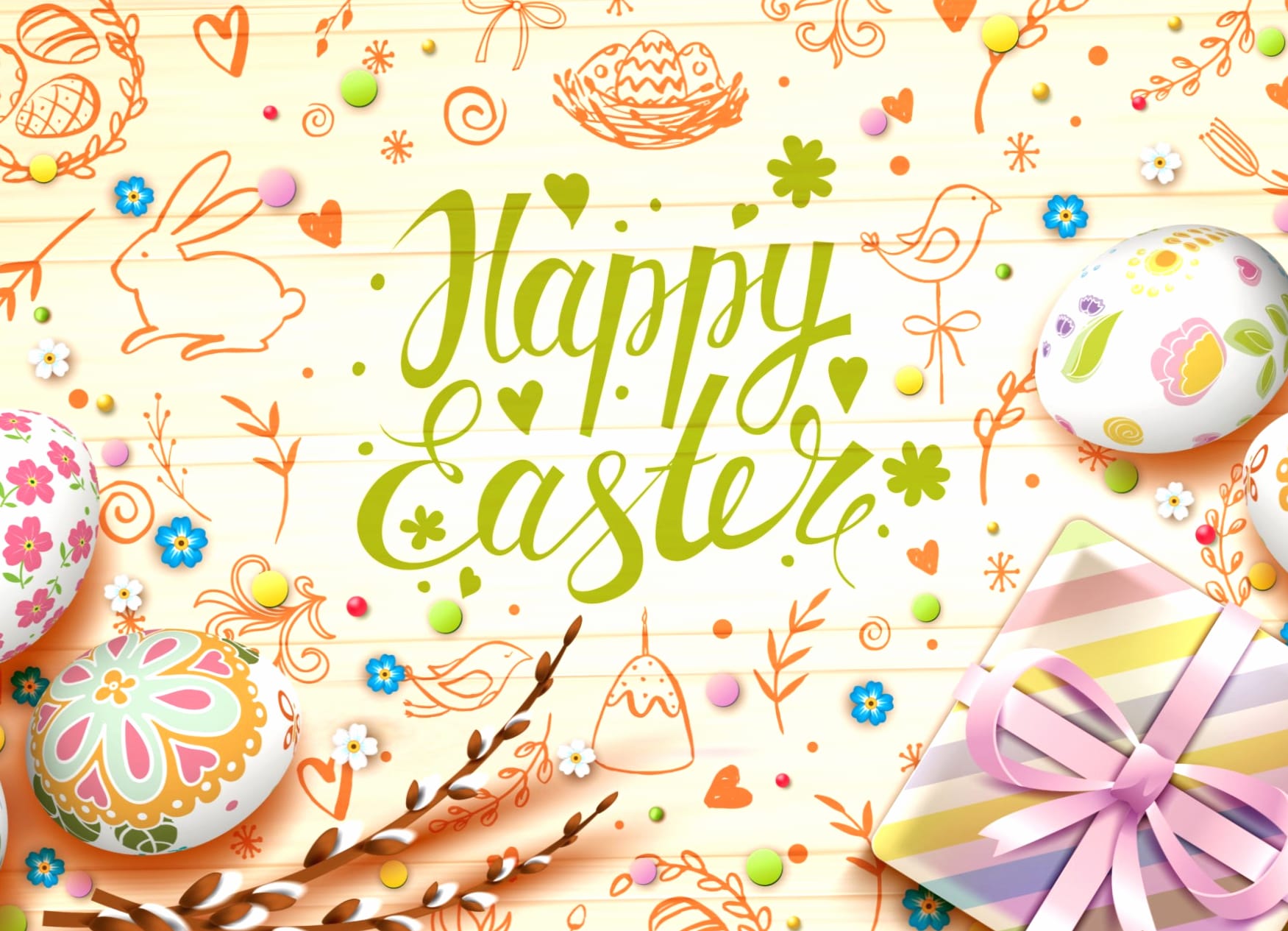 Gift Easter Egg Happy Easter Holiday Easter at 1024 x 1024 iPad size wallpapers HD quality