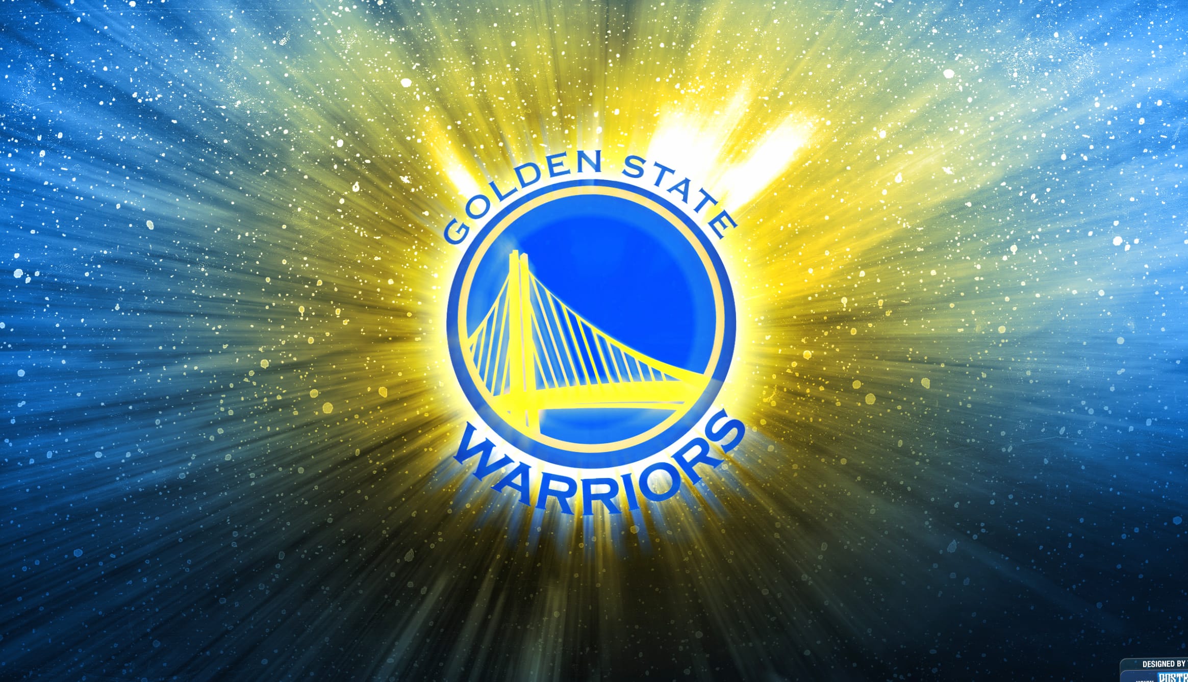 Golden State Warriors - Glowing Emblem wallpapers HD quality